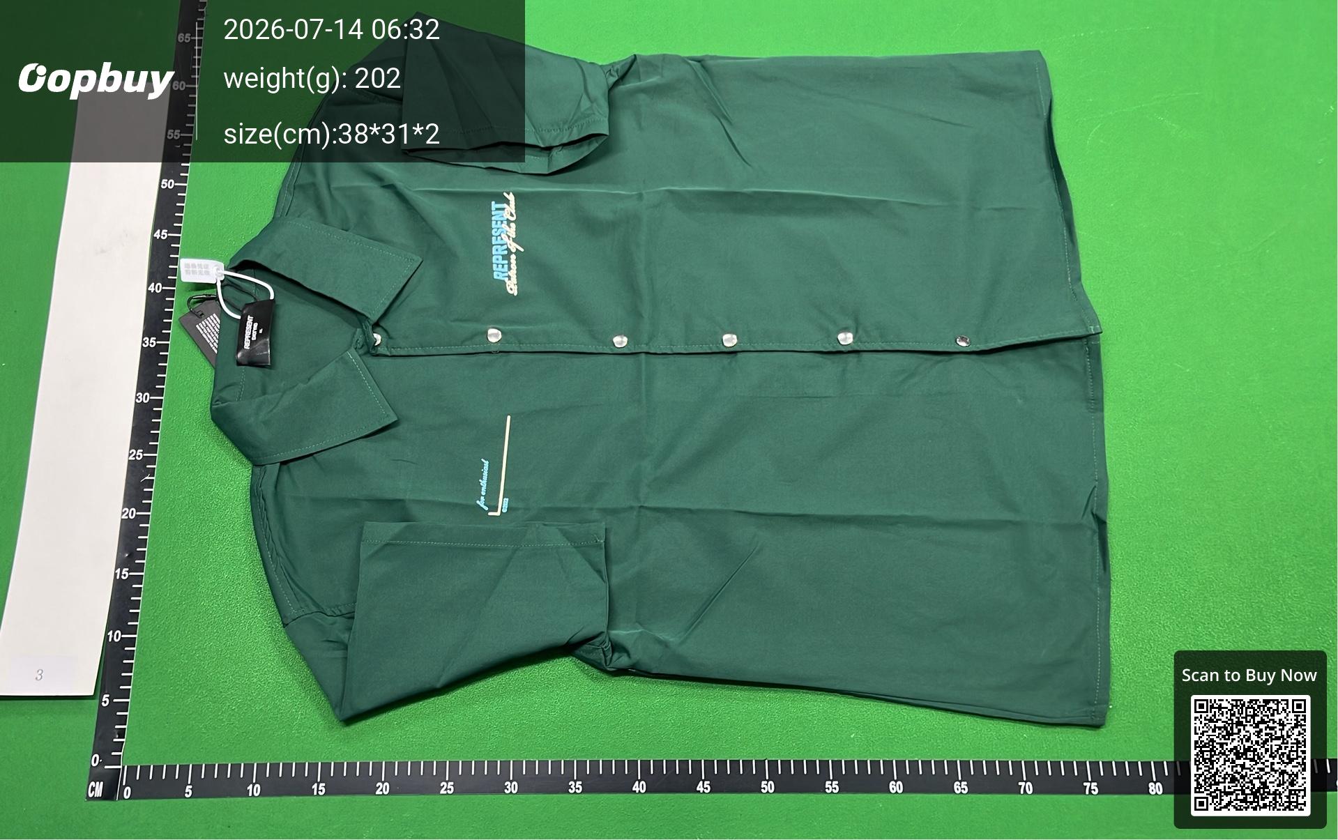 Foto QC 6 de Represent Initial Short Sleeve Shirt Olive