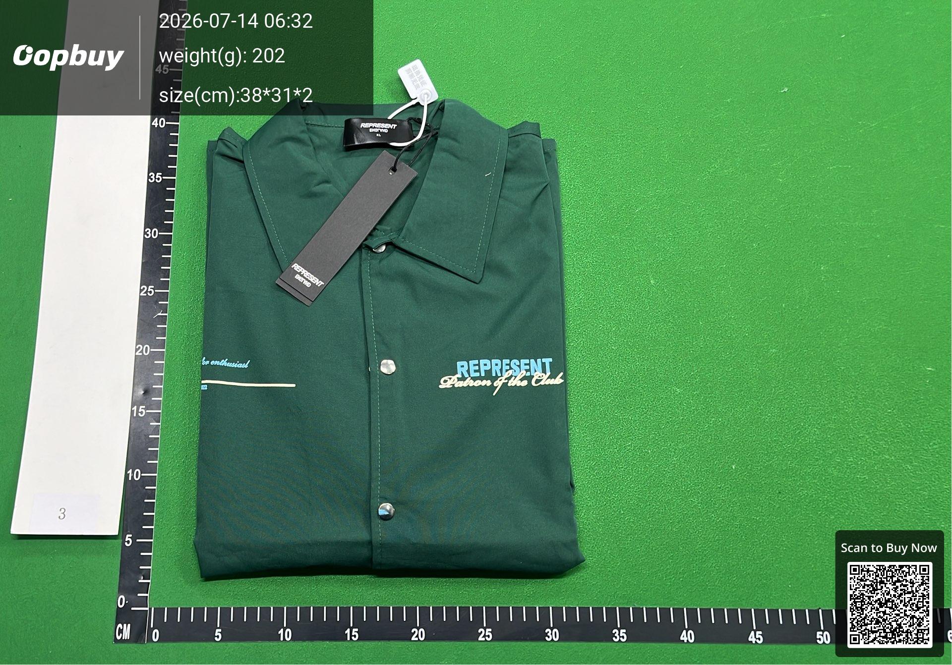 Foto QC 8 de Represent Initial Short Sleeve Shirt Olive