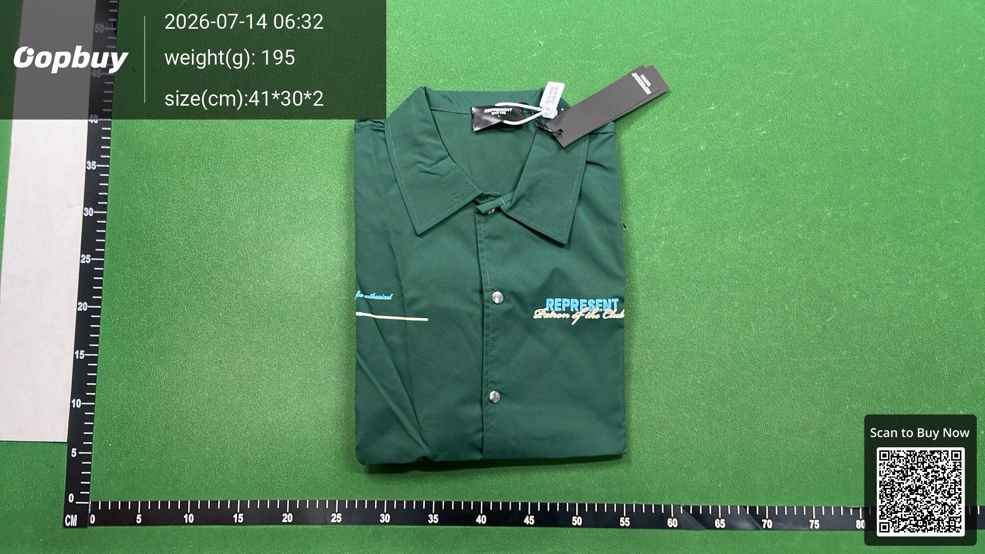 Foto QC 4 de Represent Initial Short Sleeve Shirt Olive
