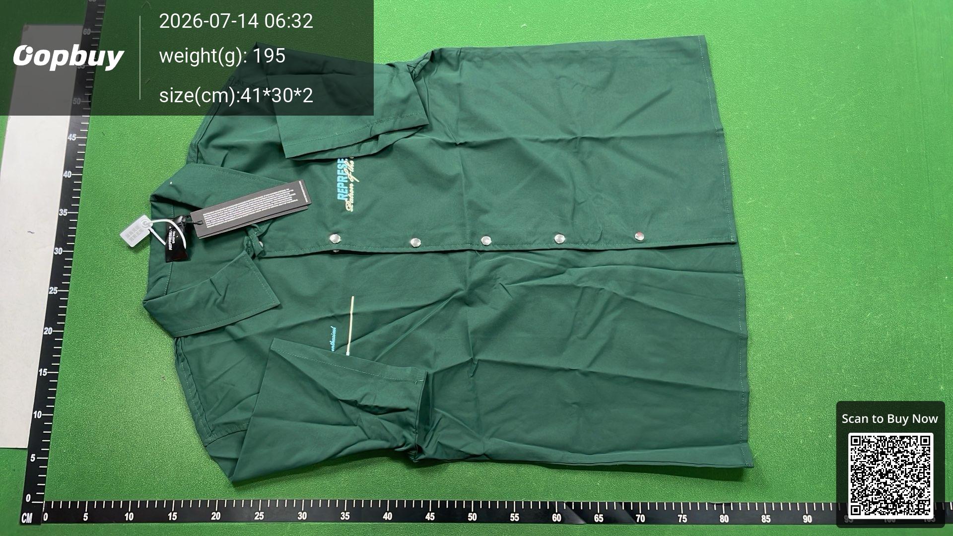 Foto QC 2 de Represent Initial Short Sleeve Shirt Olive