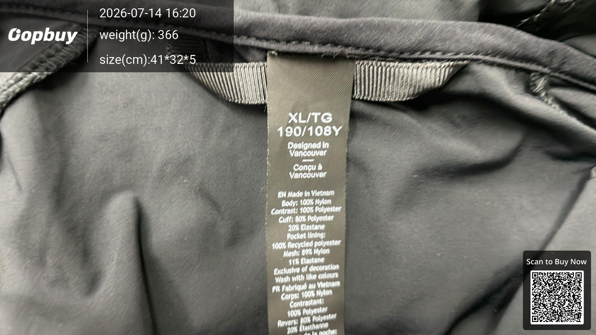 Foto QC 1 de lululemon Pace Breaker Windbreaker Jacket Hooded Blue