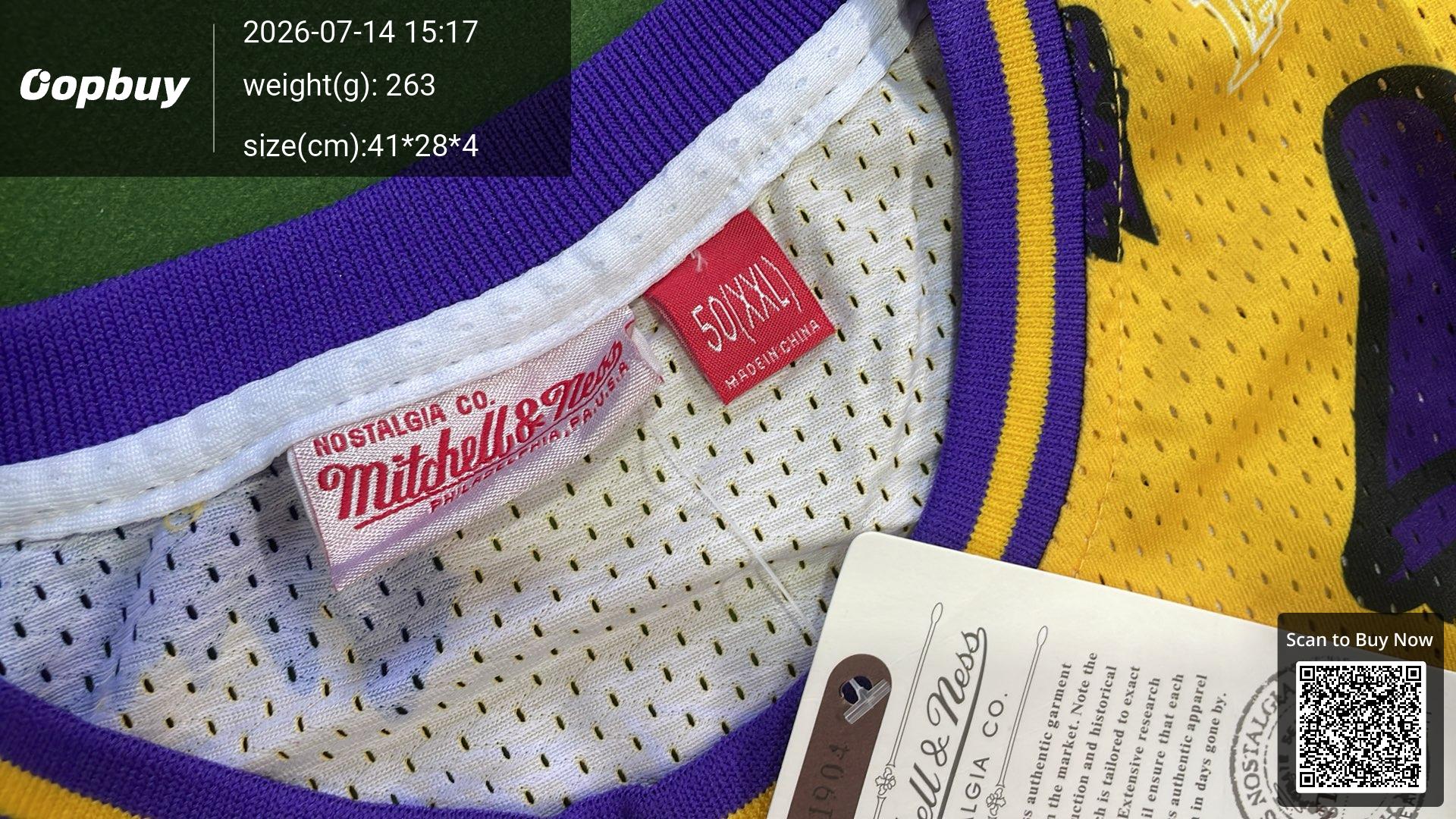 Foto QC 1 de Tiffany & Co. x Mitchell & Ness Tiffany 57 Jersey Tiffany Blue