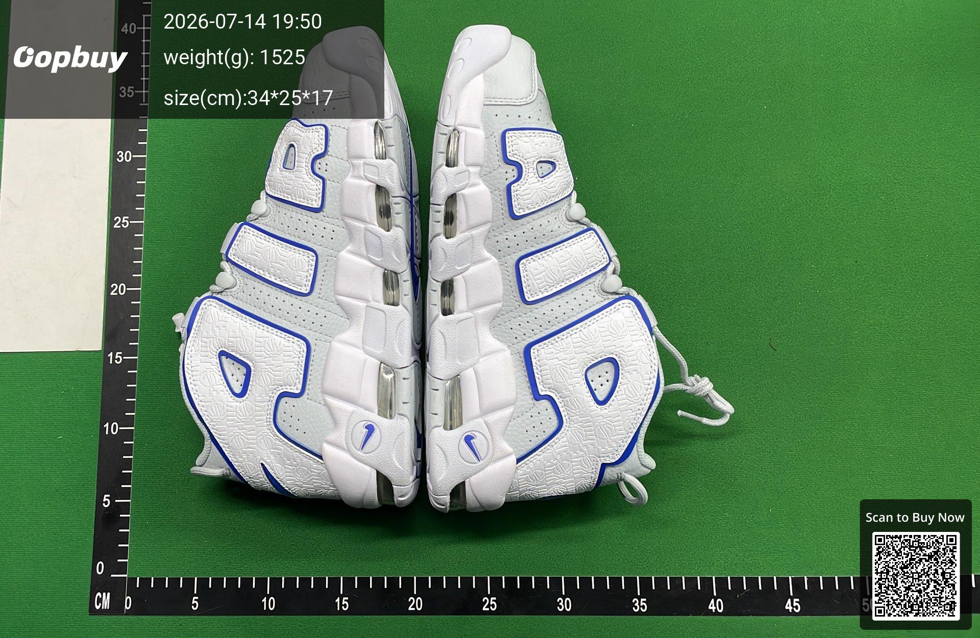 Foto QC 4 de Nike Air More Uptempo '96 White Deep Royal Blue 921948-101