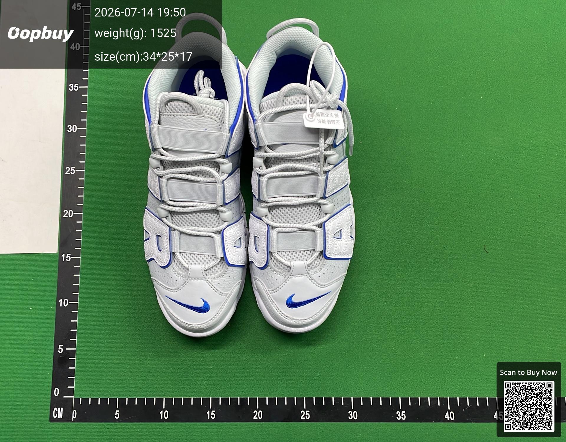 Foto QC 6 de Nike Air More Uptempo '96 White Deep Royal Blue 921948-101