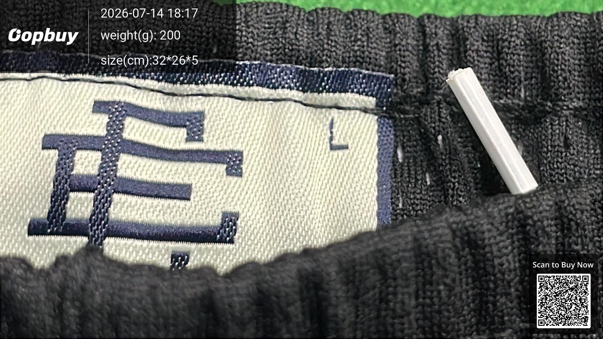 Foto QC 1 de Eric Emanuel Basketball Shorts Mesh Clouds Blue