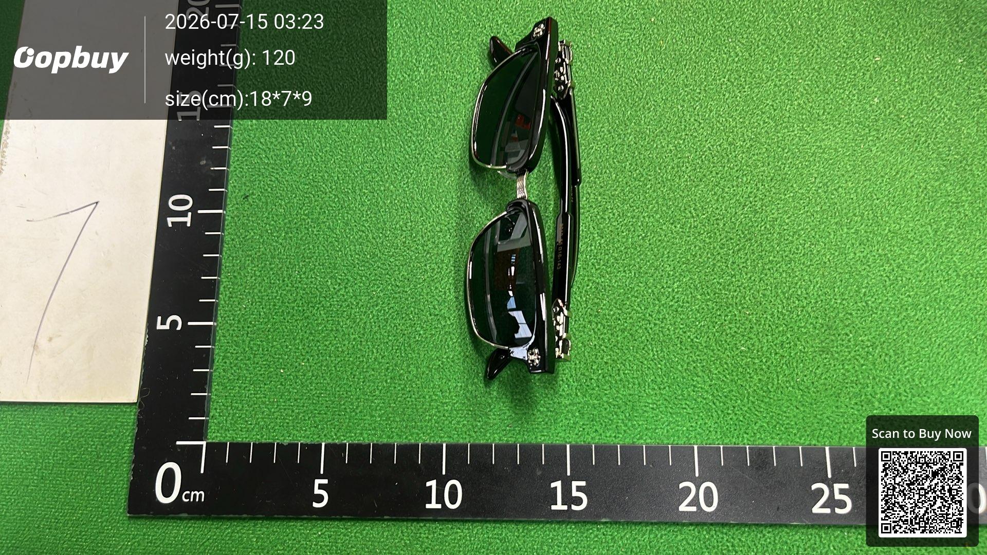 Foto QC 3 de Chrome Hearts Sunglasses Black (repai)
