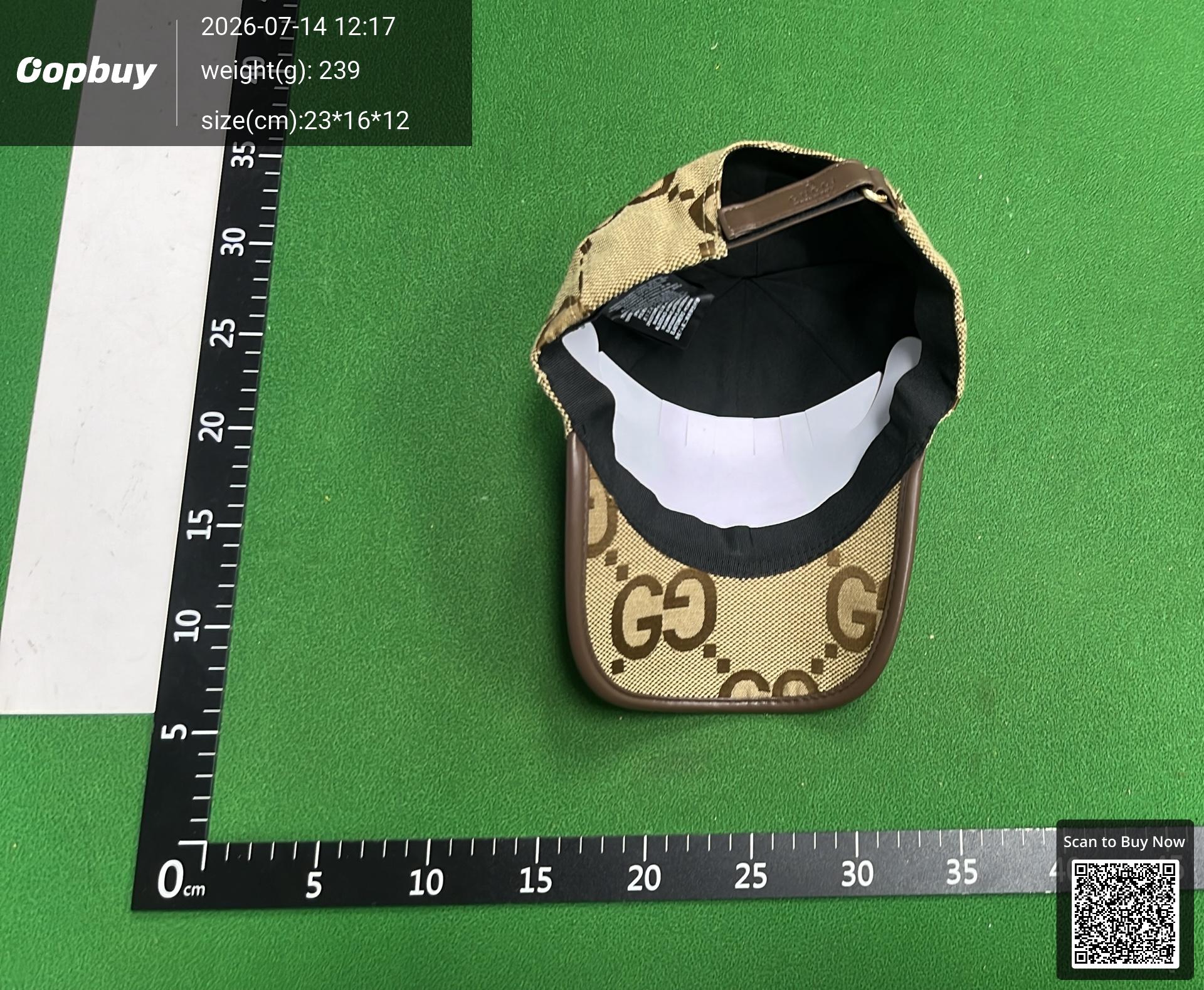 Foto QC 3 de Gucci GG Canvas Bucket Hat Beige