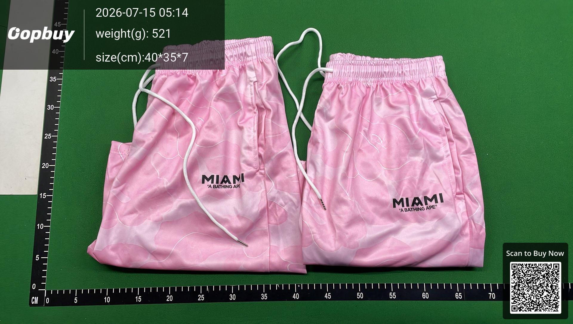 Foto QC 8 de BAPE Inter Miami CF Camo Sweat Shorts Black