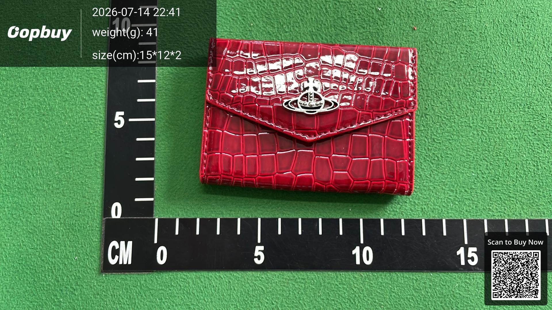 Foto QC 4 de Chrome Hearts CH Plus Card Holder Crocodile Embossed Black