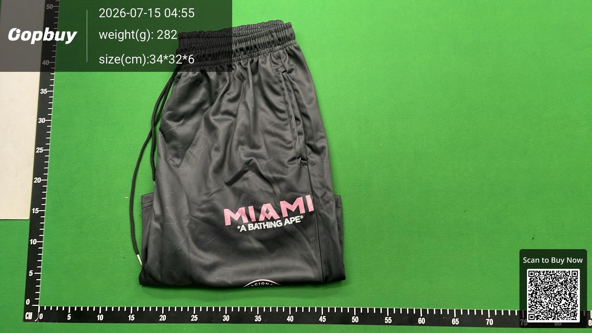 Foto QC 4 de BAPE Inter Miami CF Camo Sweat Shorts Black