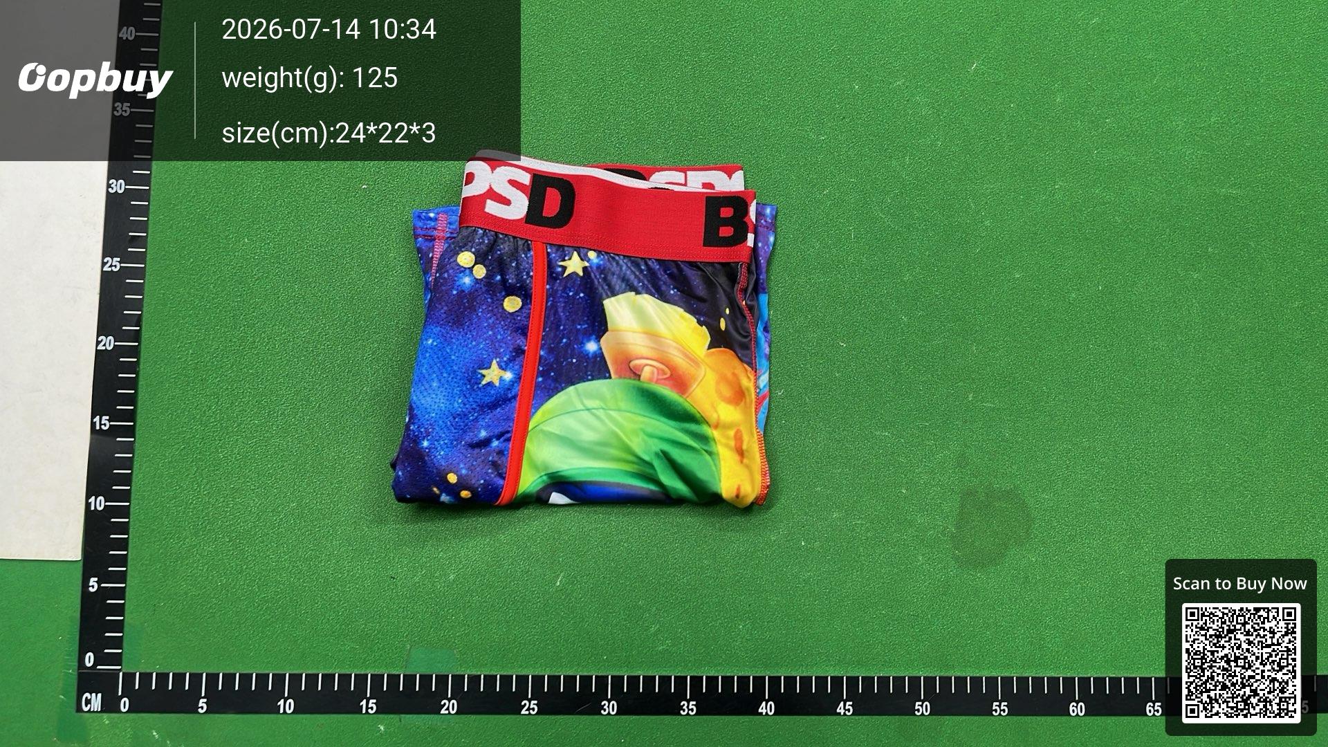 Foto QC 4 de BSPSD Underwear Mesh Long Boxer Briefs Red Black