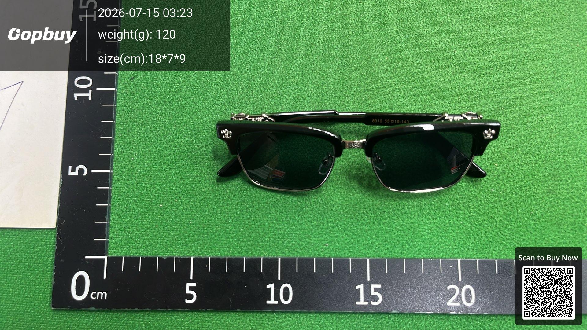 Foto QC 1 de Chrome Hearts Sunglasses Black (repai)