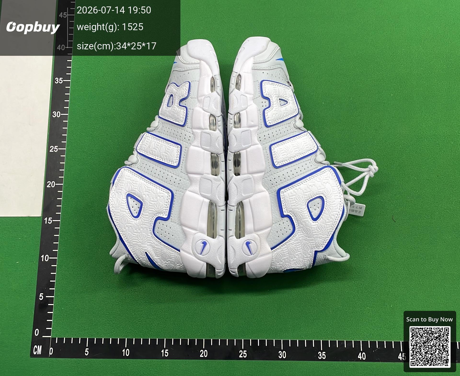 Foto QC 5 de Nike Air More Uptempo '96 White Deep Royal Blue 921948-101