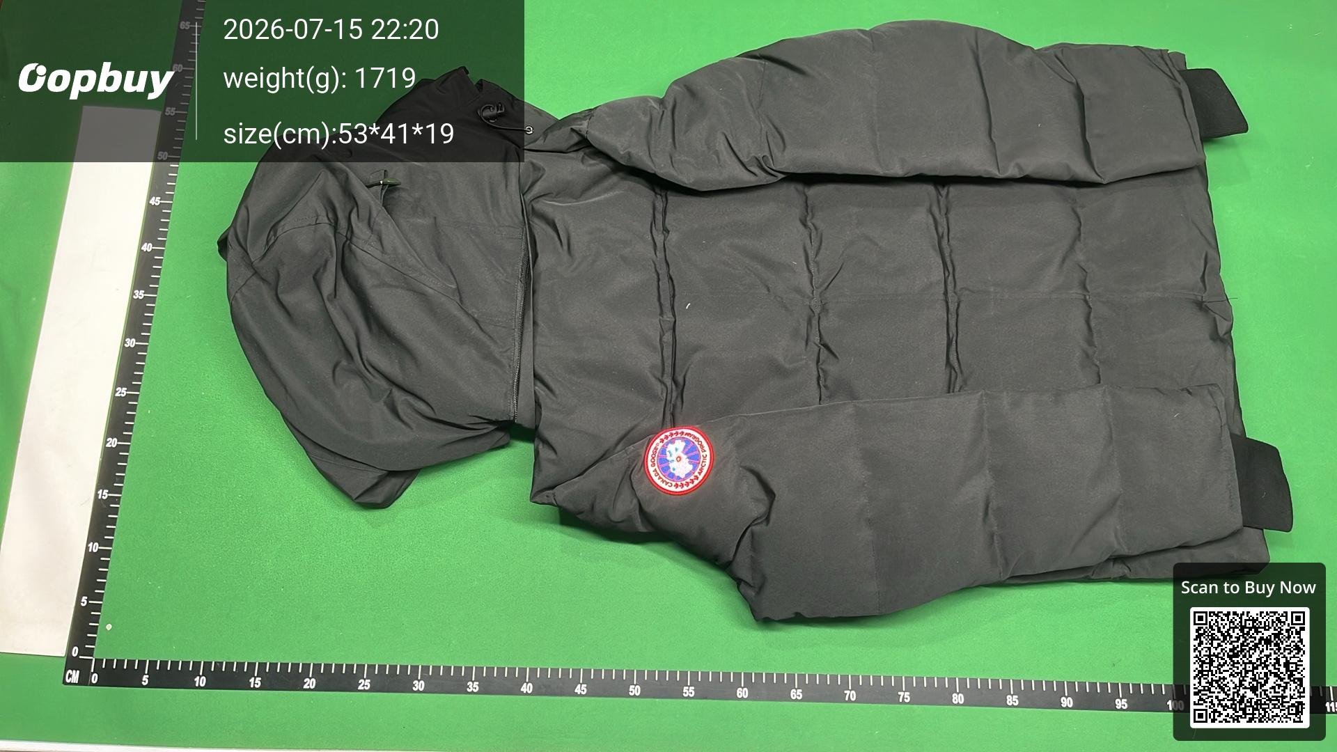 Foto QC 3 de Canada Goose Wyndham Down Jacket Fur Trim Black