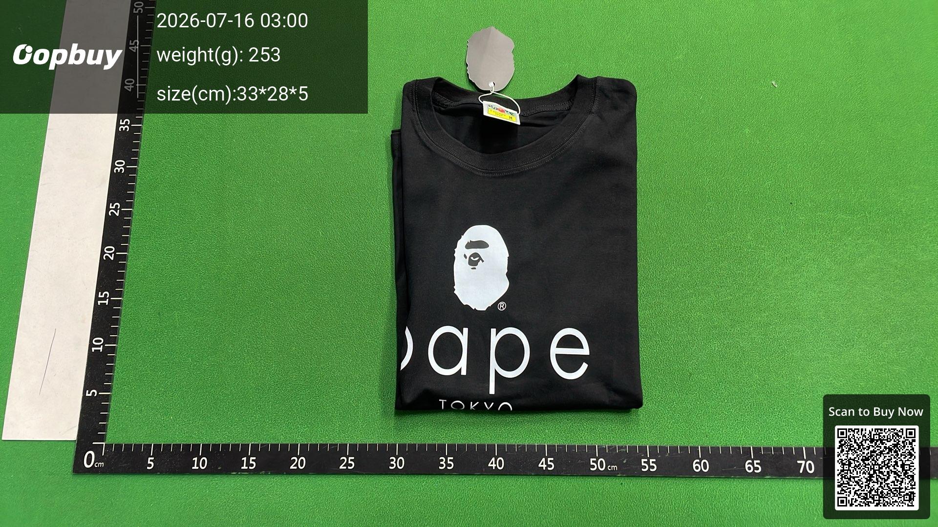Foto QC 8 de Levi's x A Bathing Ape T-shirt Logo White