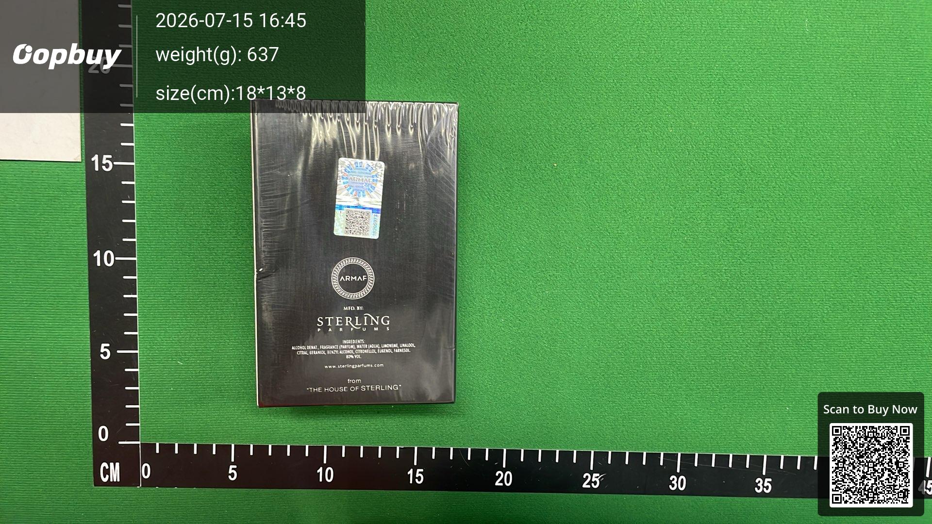 Foto QC 8 de Armaf Club de Nuit Oud A Collector's Pride Parfum (105ml)