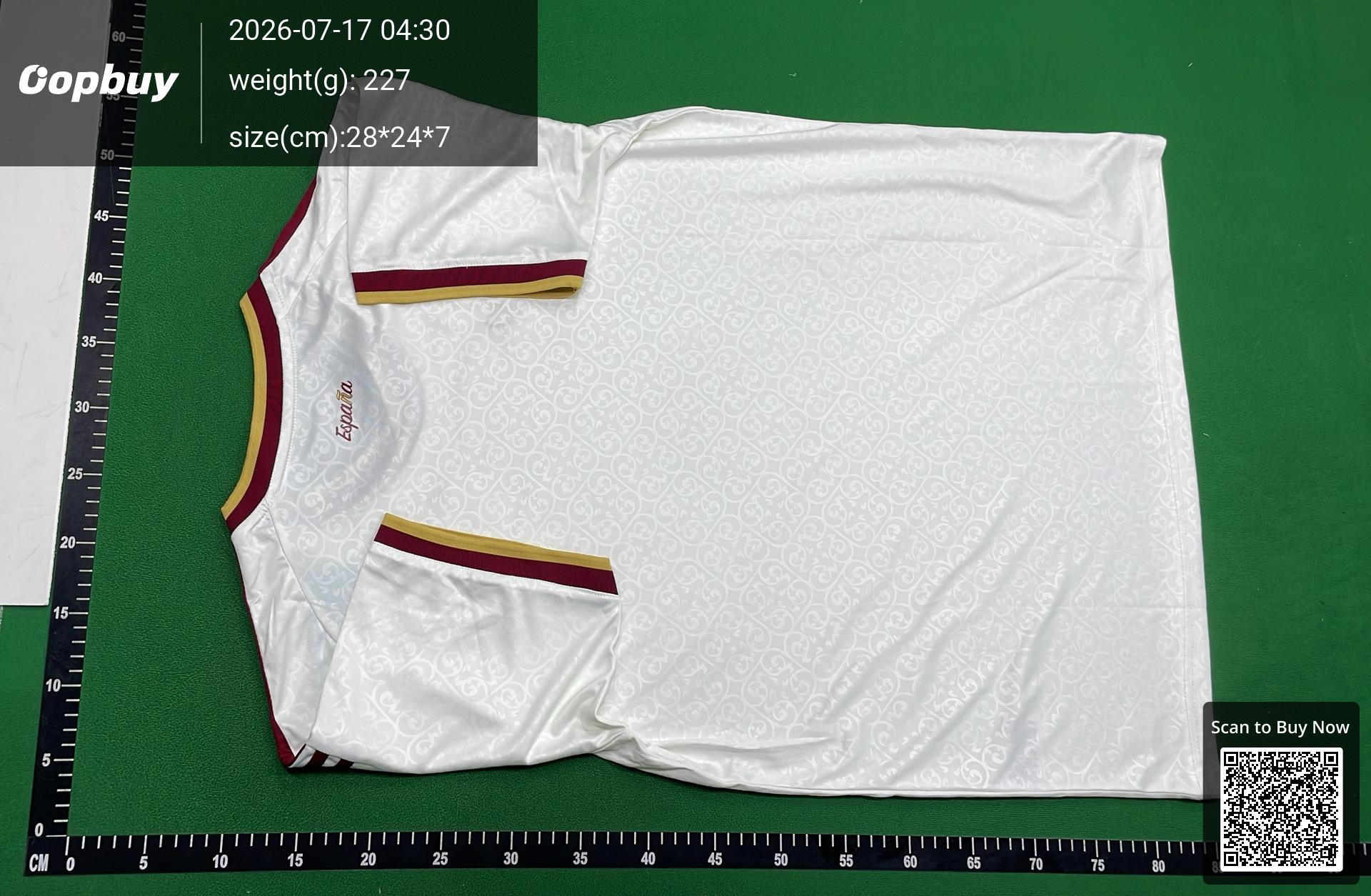 Foto QC 3 de adidas x Spain 2024/25 Lamine Yamal #19 Home Fan Jersey White
