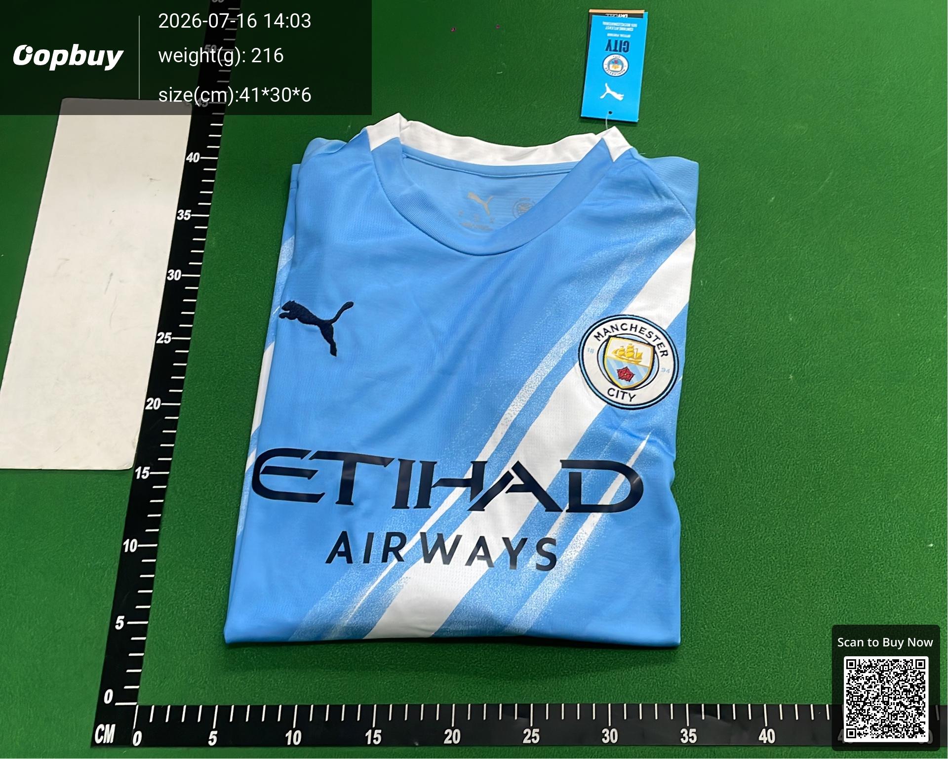 Foto QC 4 de KidSuper x Puma x Manchester City 2025/26 Away Jersey White