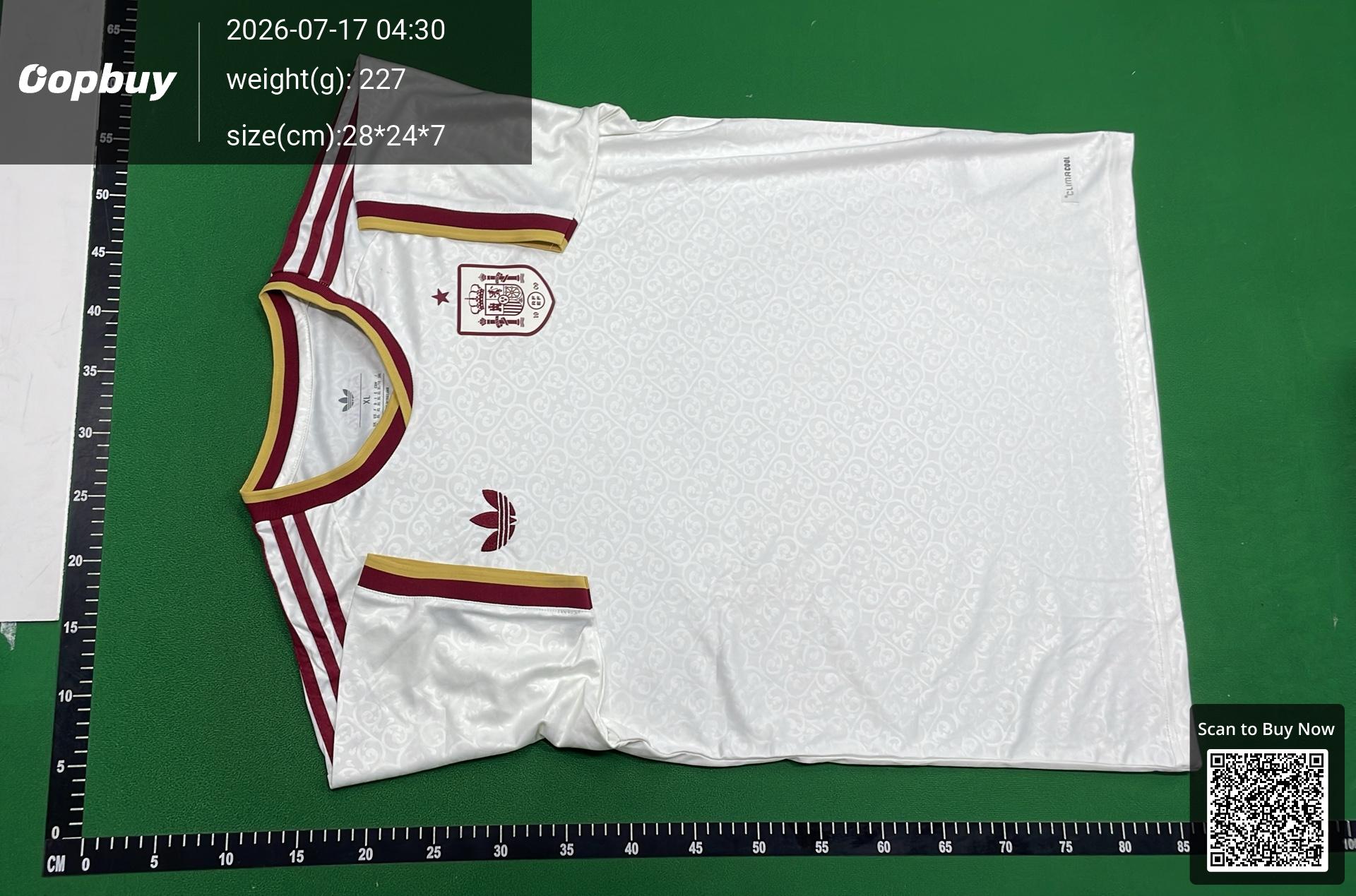 Foto QC 2 de adidas x Spain 2024/25 Lamine Yamal #19 Home Fan Jersey White