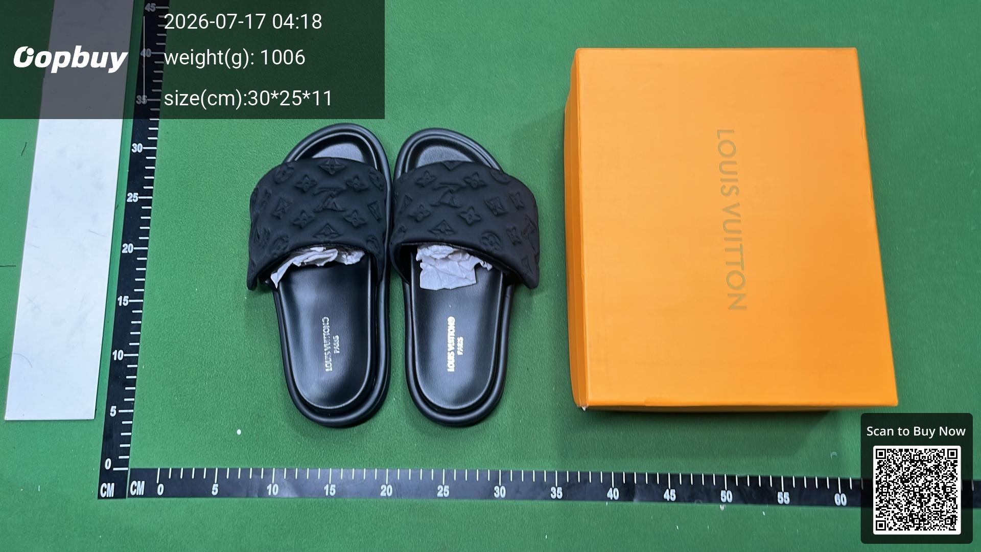 Foto QC 1 de Louis Vuitton Pool Pillow Comfort Sandals Padded Monogram Brown SH13