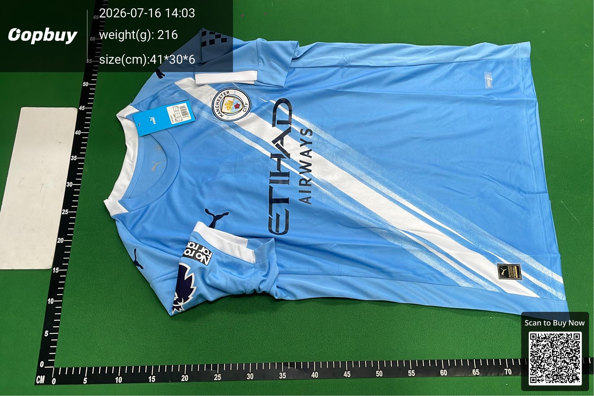 Foto QC 2 de KidSuper x Puma x Manchester City 2025/26 Away Jersey White