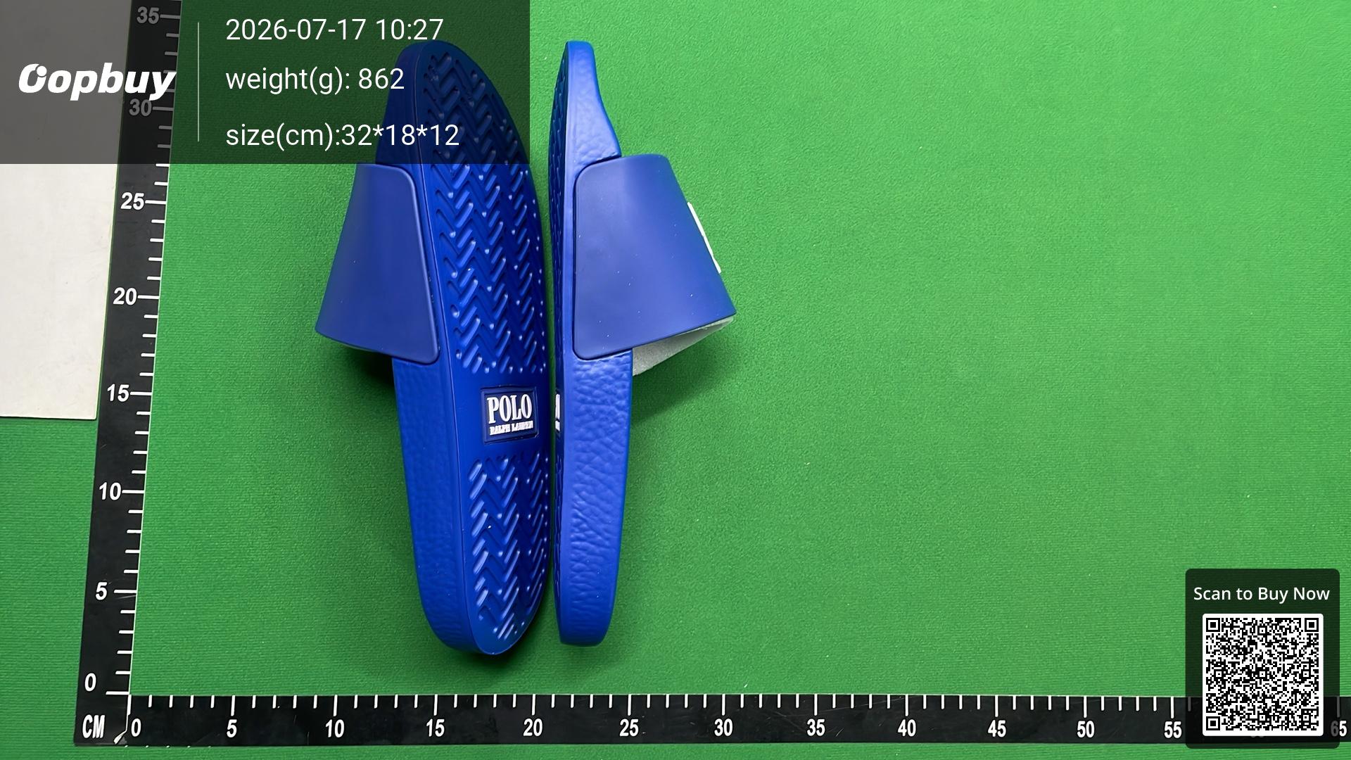 Foto QC 3 de Polo Ralph Lauren Cayson Slide Rubber Black