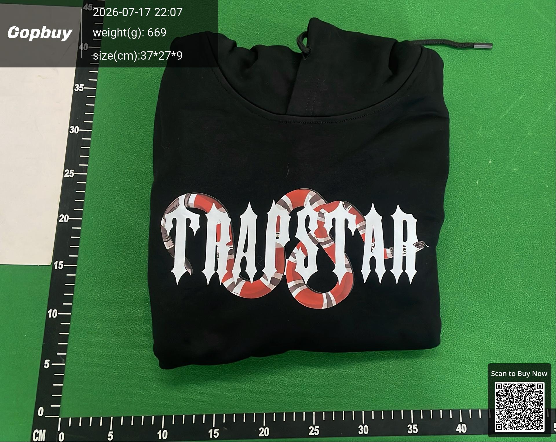 Foto QC 8 de Vlone Hoodie Blue Snake Logo Black