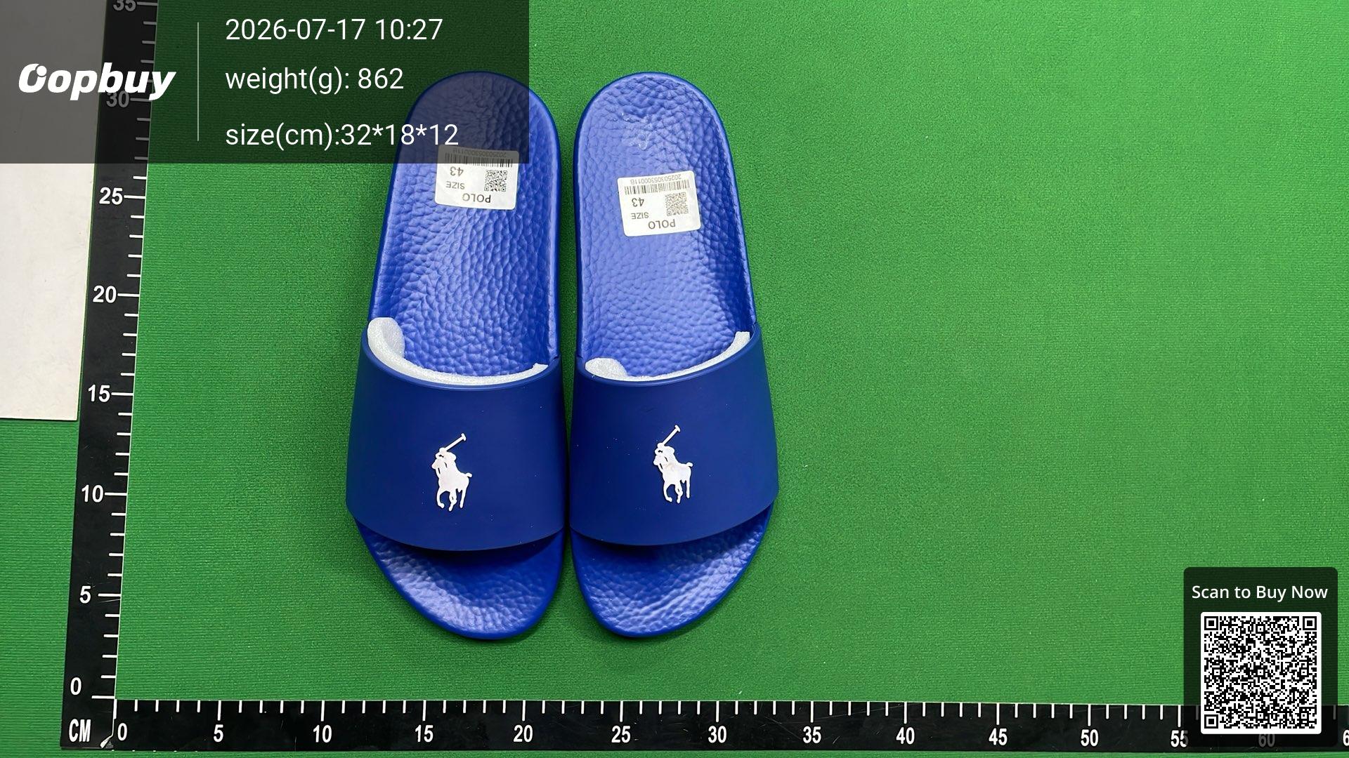 Foto QC 5 de Polo Ralph Lauren Cayson Slide Rubber Black