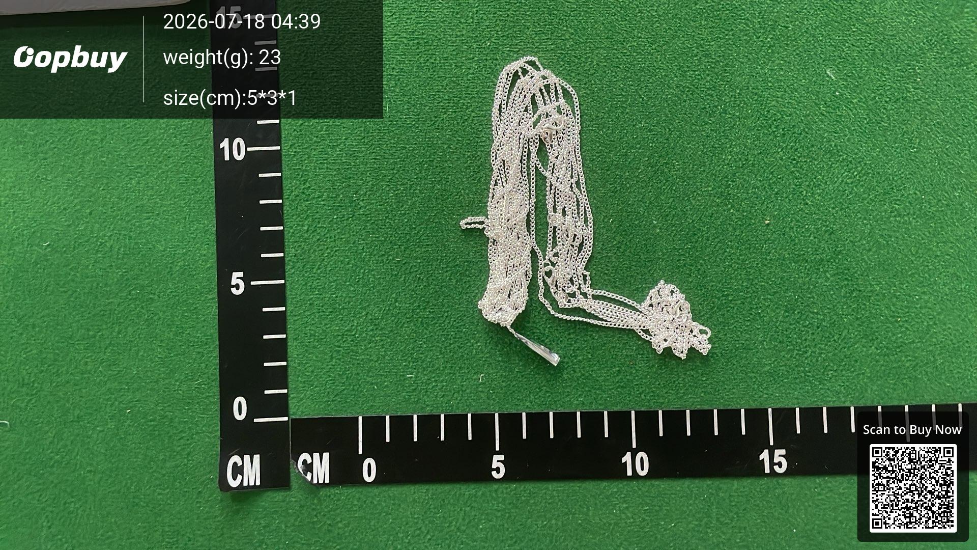 Foto QC 3 de Unbranded Necklace Silver Plated Silver