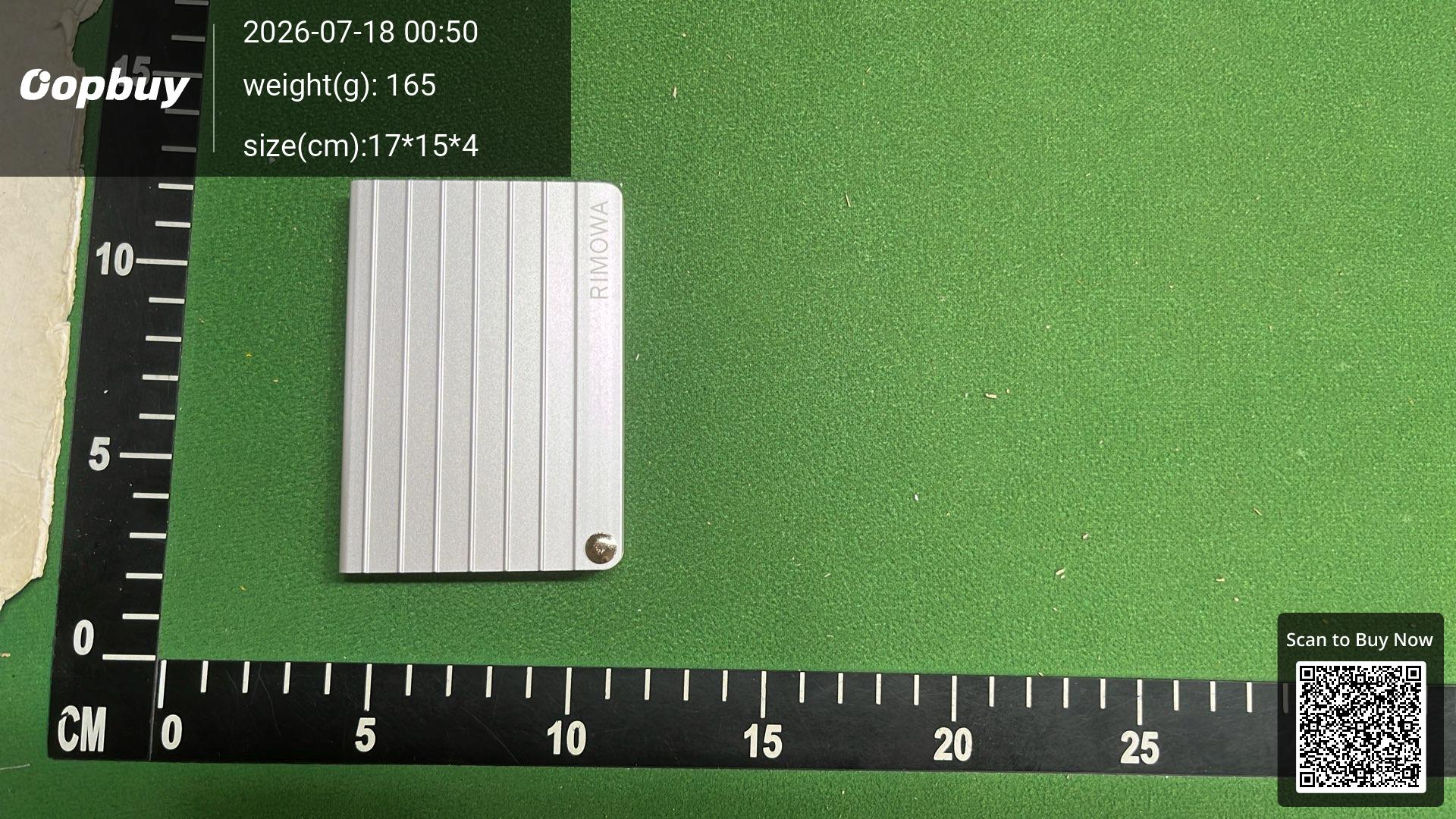 Foto QC 1 de Rimowa Aluminum Card Holder Silver