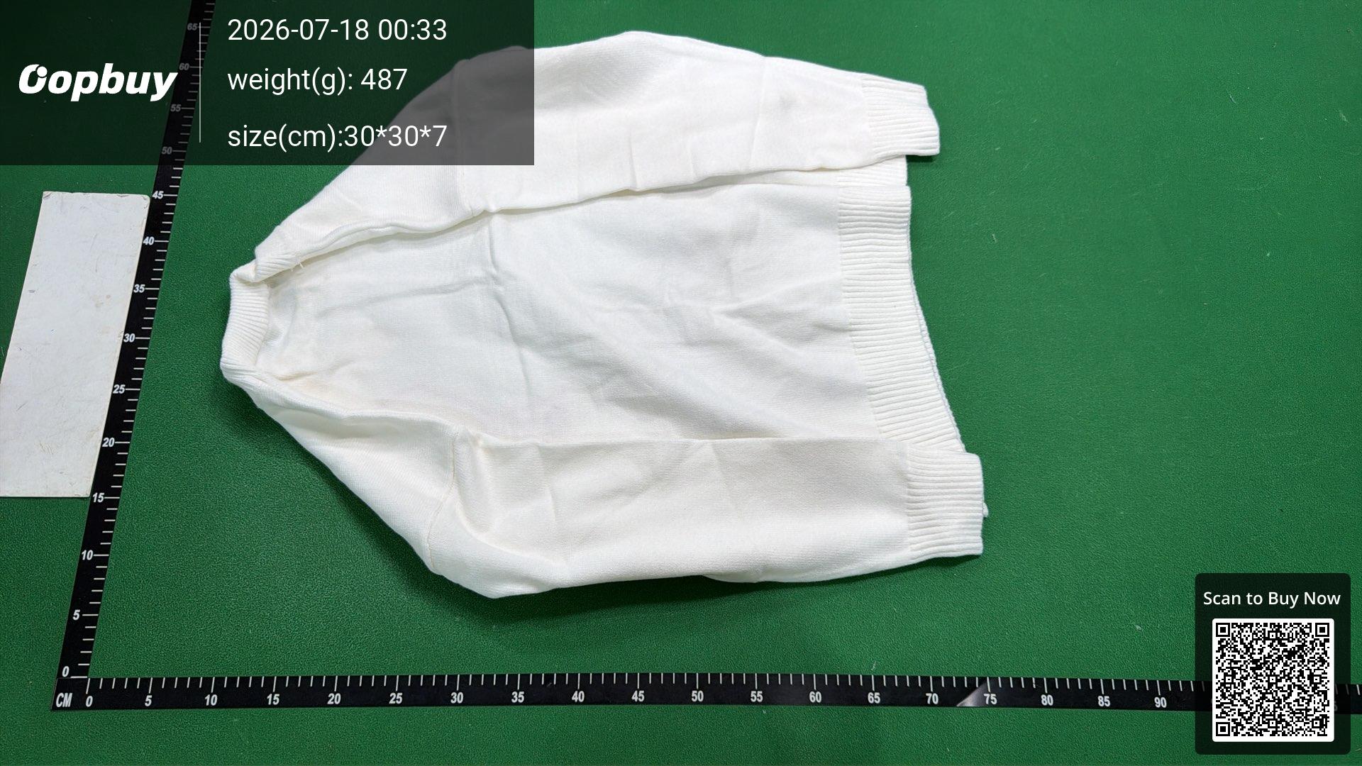 Foto QC 3 de Ami Paris Ami de Coeur Sweater Knit Hoodie White
