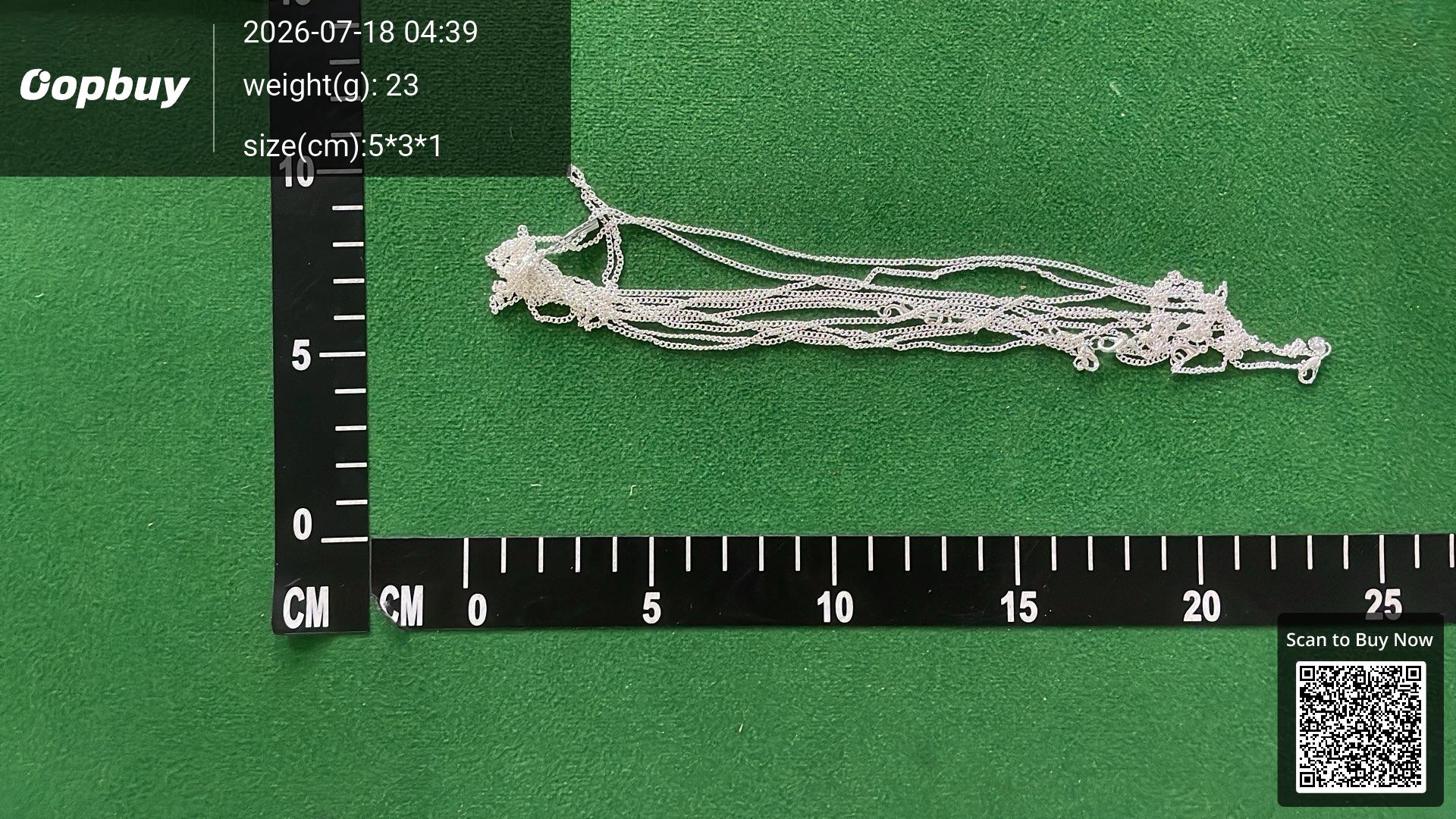 Foto QC 1 de Unbranded Necklace Silver Plated Silver