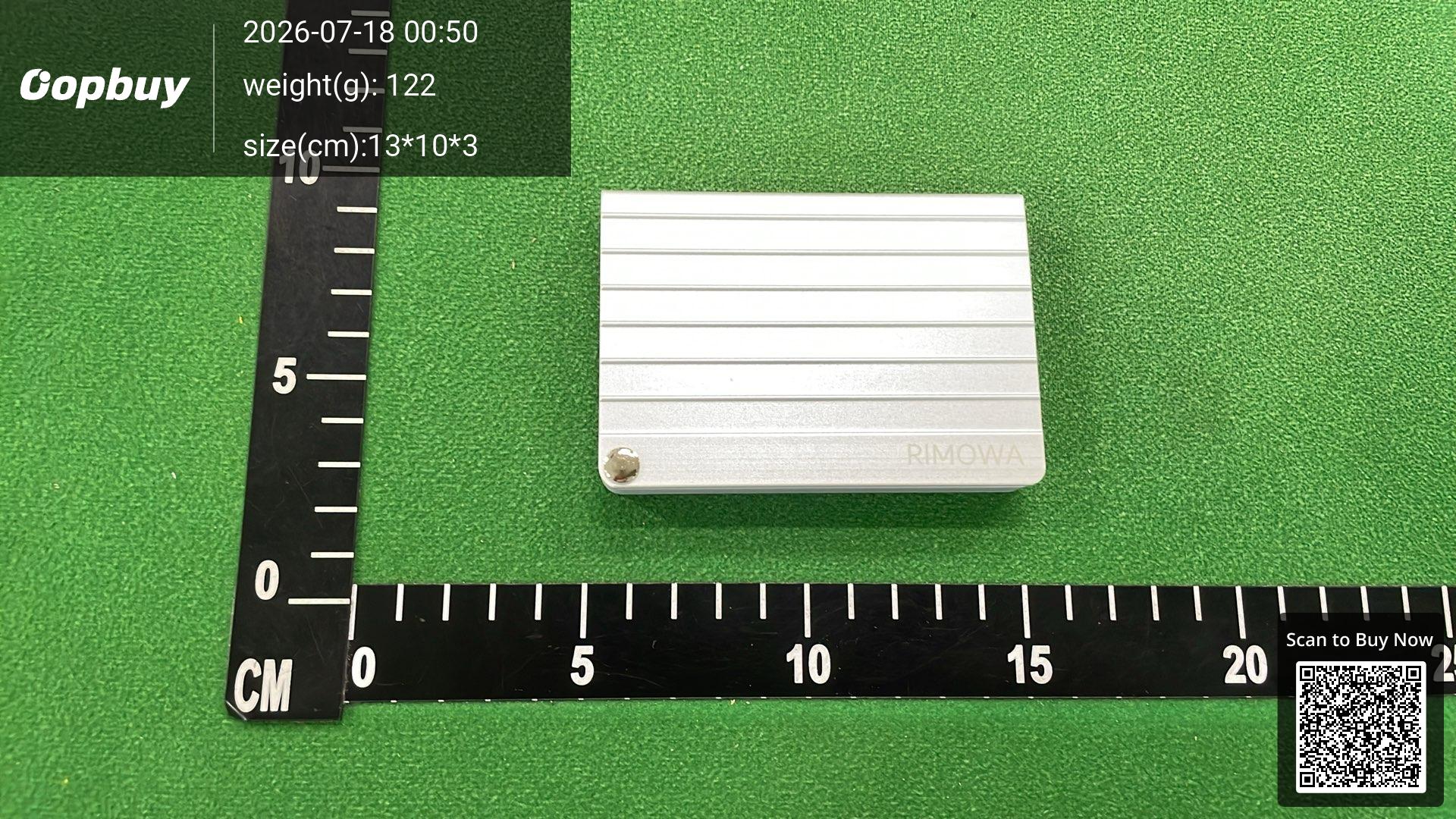 Foto QC 7 de Rimowa Aluminum Card Holder Silver