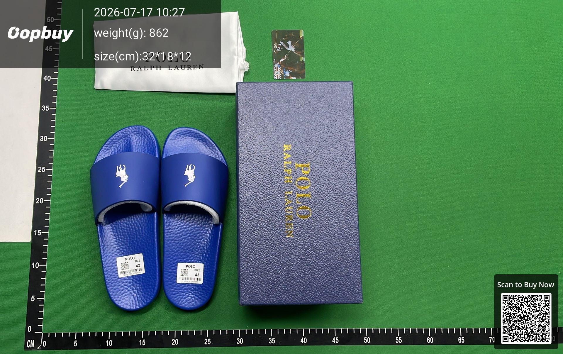 Foto QC 1 de Polo Ralph Lauren Cayson Slide Rubber Black