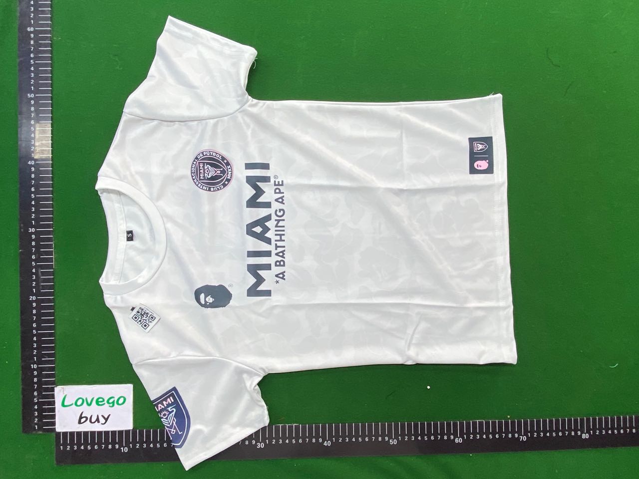 Foto QC 5 de BAPE x adidas x Inter Miami CF 2023/24 Home Camo Jersey Pink