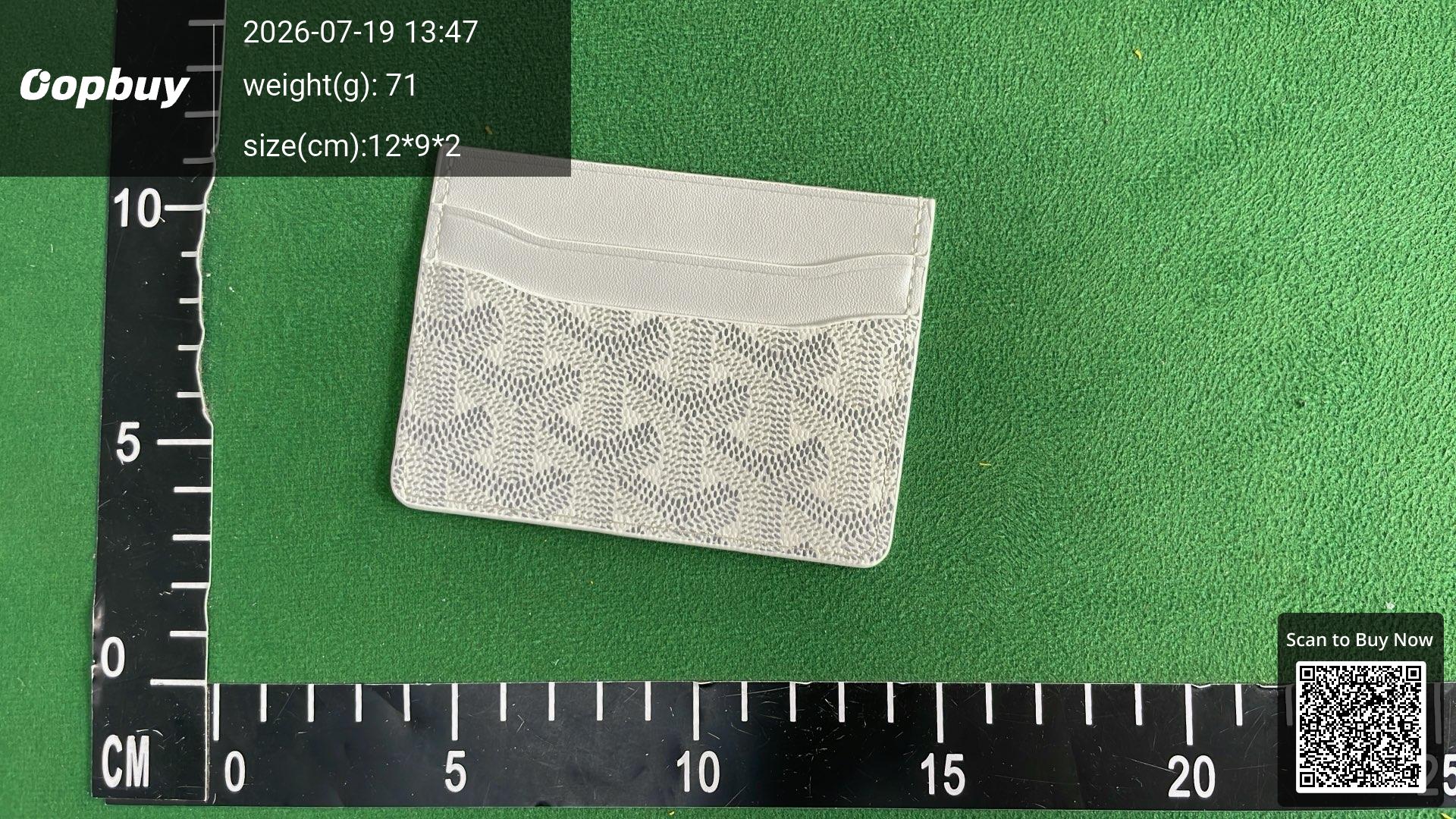 Foto QC 8 de Goyard Saint Sulpice Card Holder Goyardine Green