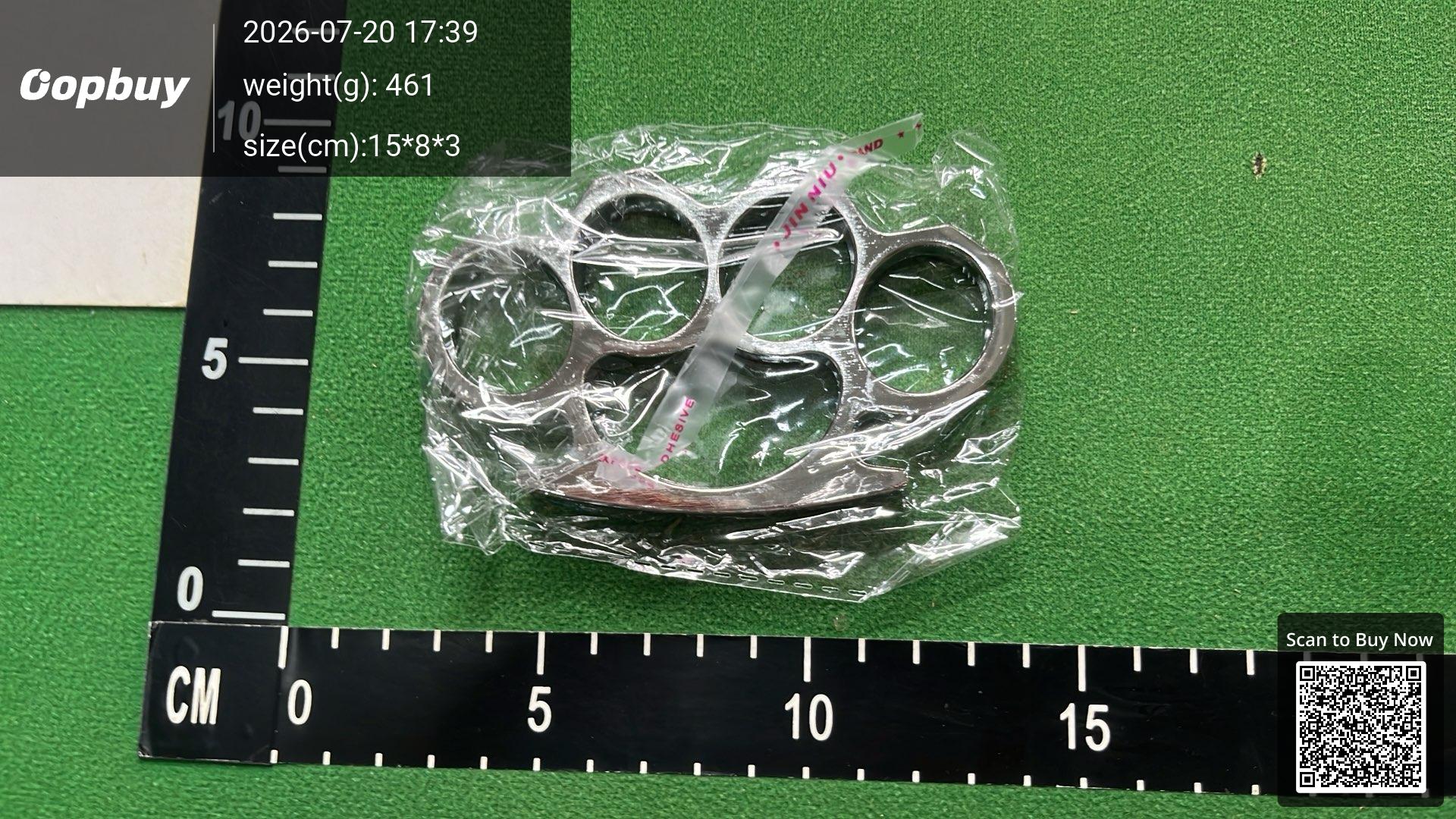 Foto QC 8 de Other Four-Finger Knuckle Duster Thickened Ancient Bronze Zinc Alloy Tool