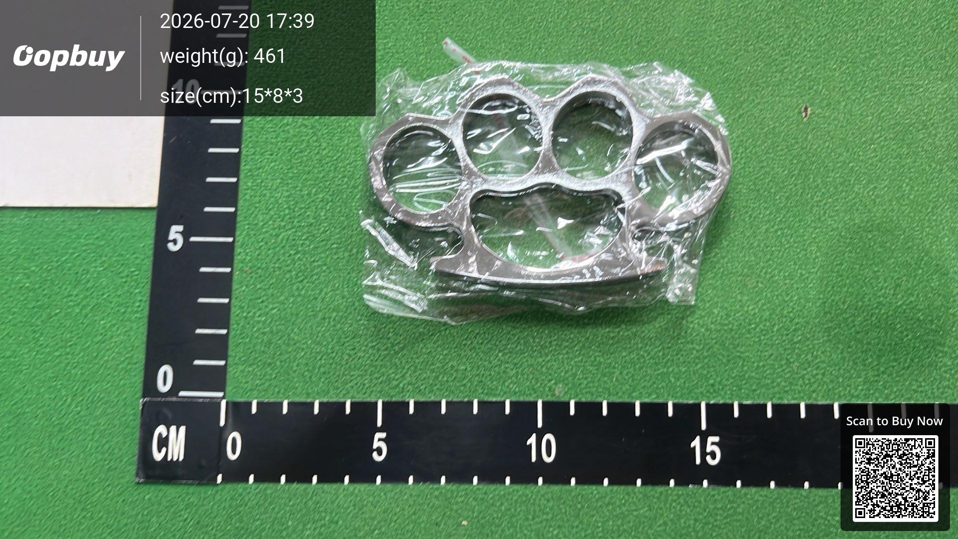 Foto QC 7 de Other Four-Finger Knuckle Duster Thickened Ancient Bronze Zinc Alloy Tool
