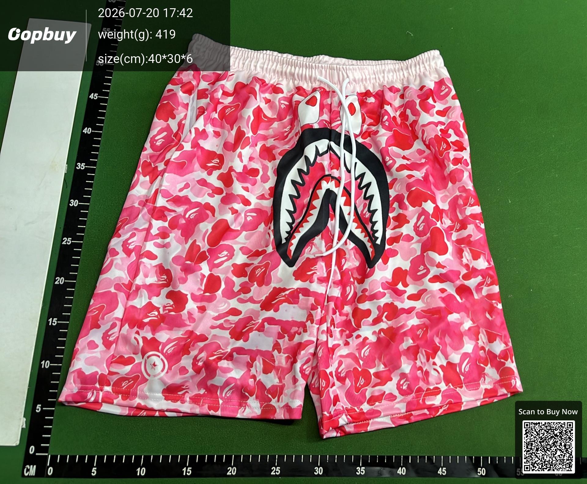 Foto QC 2 de BAPE Multi Camo Basketball Shorts Mesh Multi