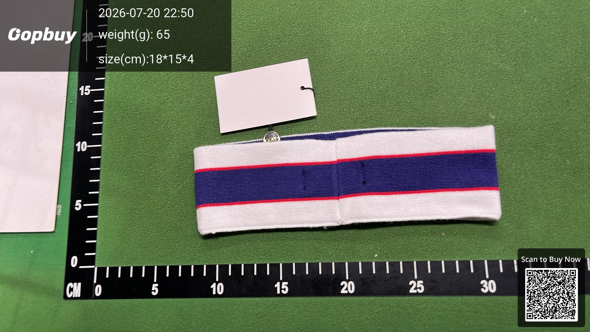 Foto QC 8 de Gucci Logo Headband White