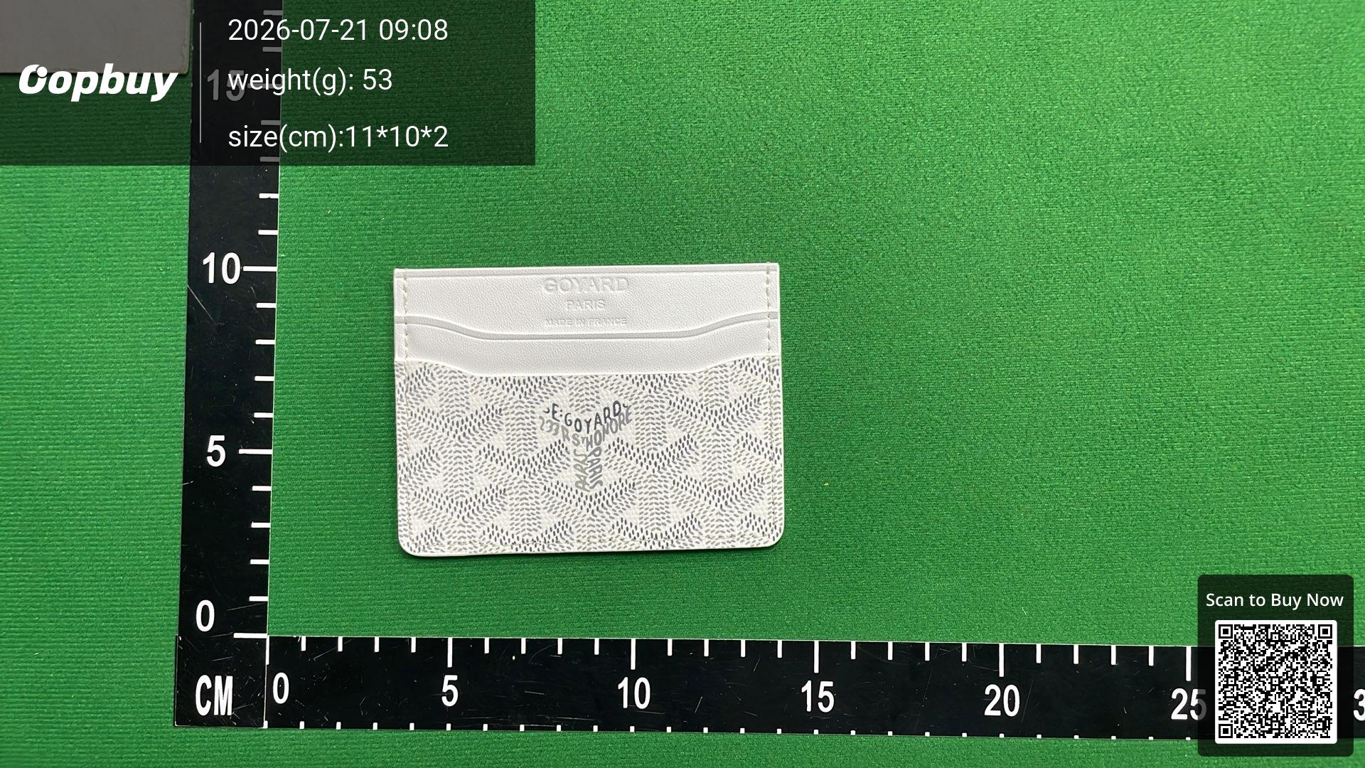 Foto QC 8 de Goyard Saint Sulpice Card Holder Goyardine Orange