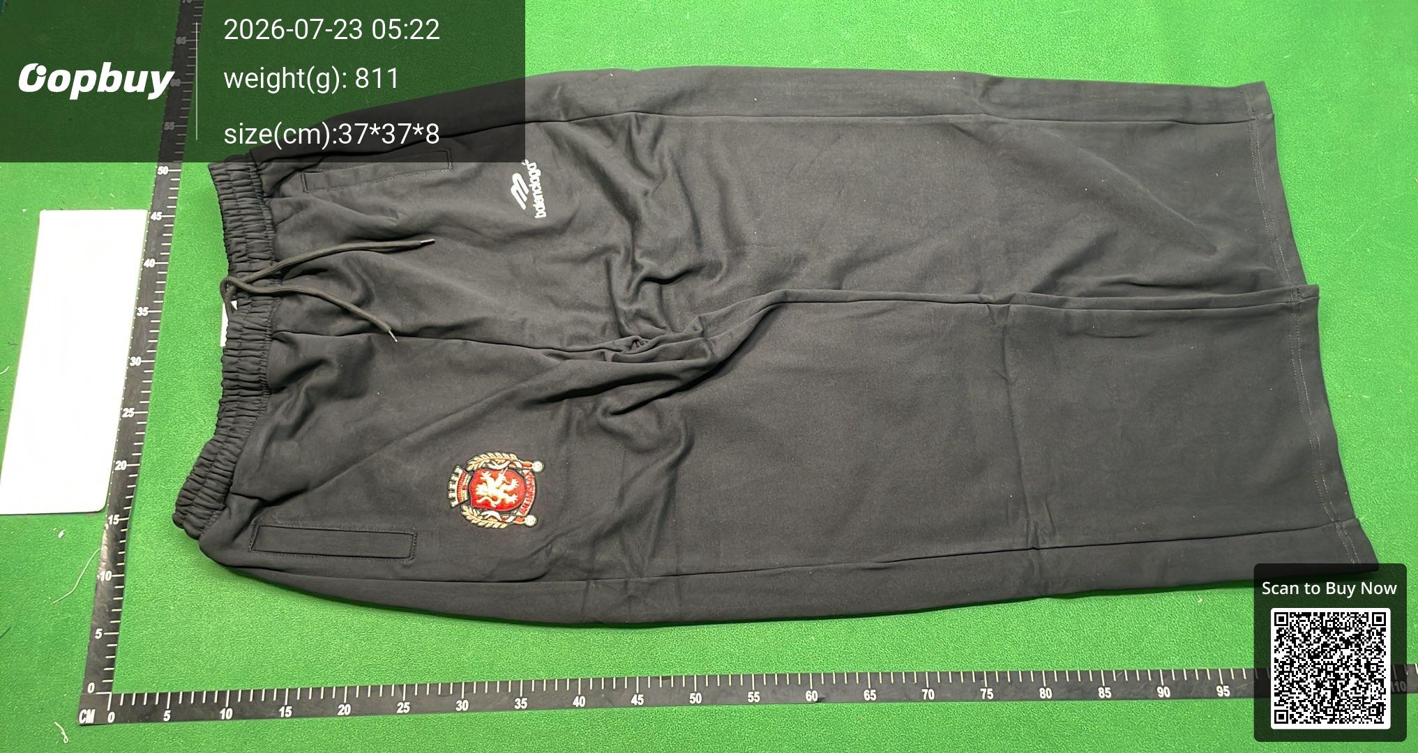 Foto QC 6 de Balenciaga Pants Nylon Crest Black