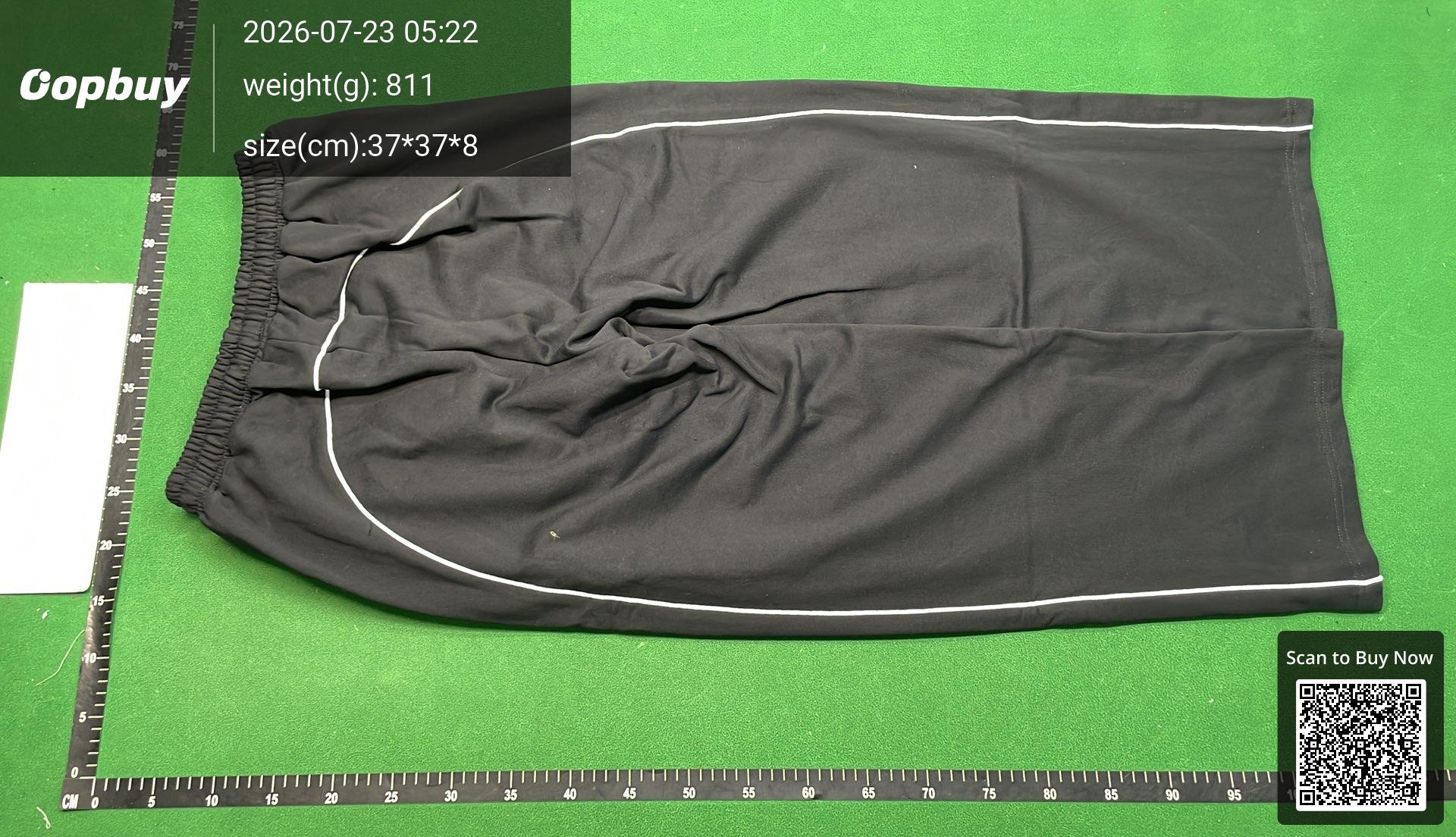 Foto QC 7 de Balenciaga Pants Nylon Crest Black