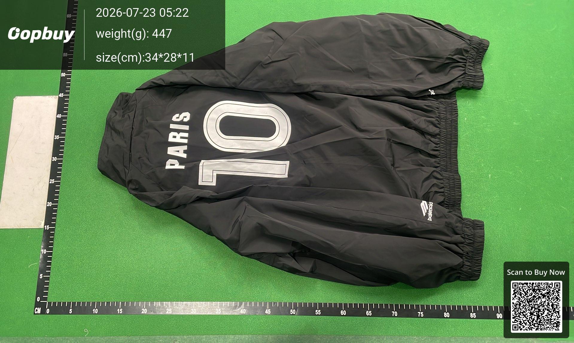 Foto QC 3 de Balenciaga Pants Nylon Crest Black