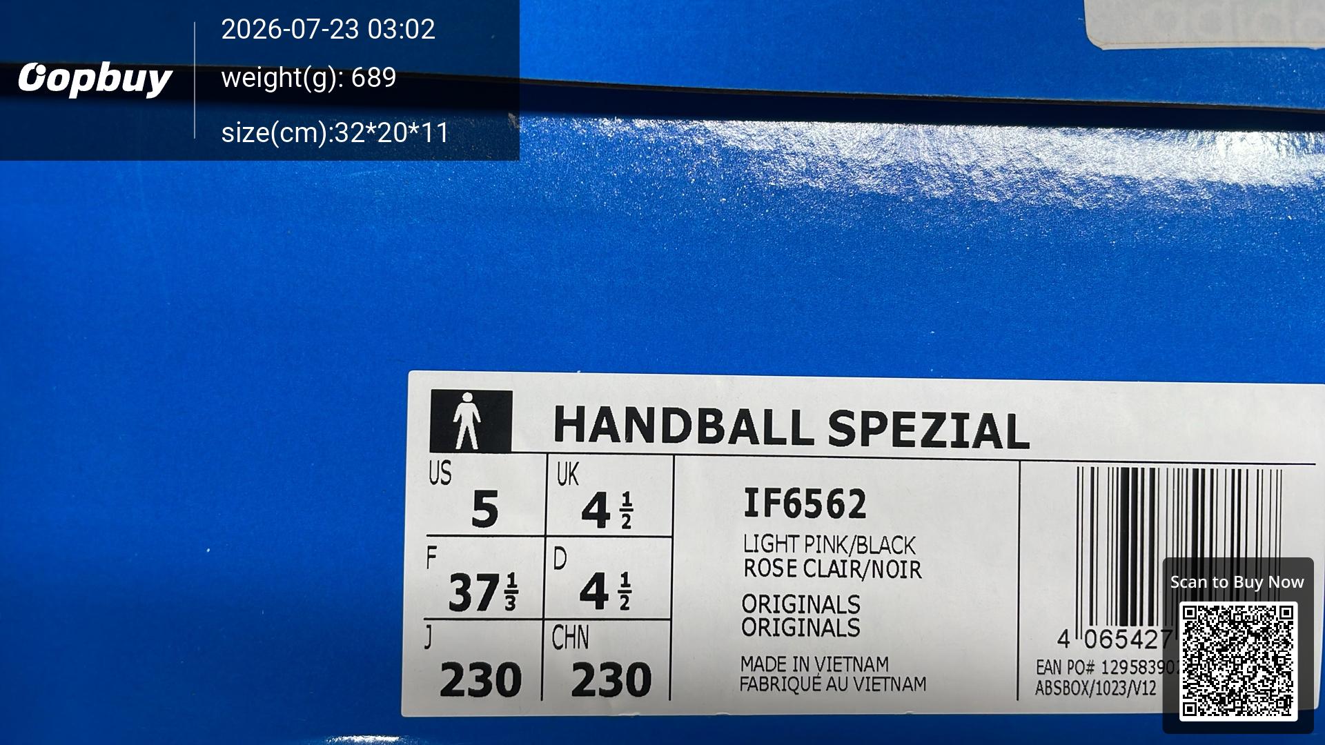 Foto QC 2 de adidas Handball Spezial Low Core Black Cloud White Gum DB3021