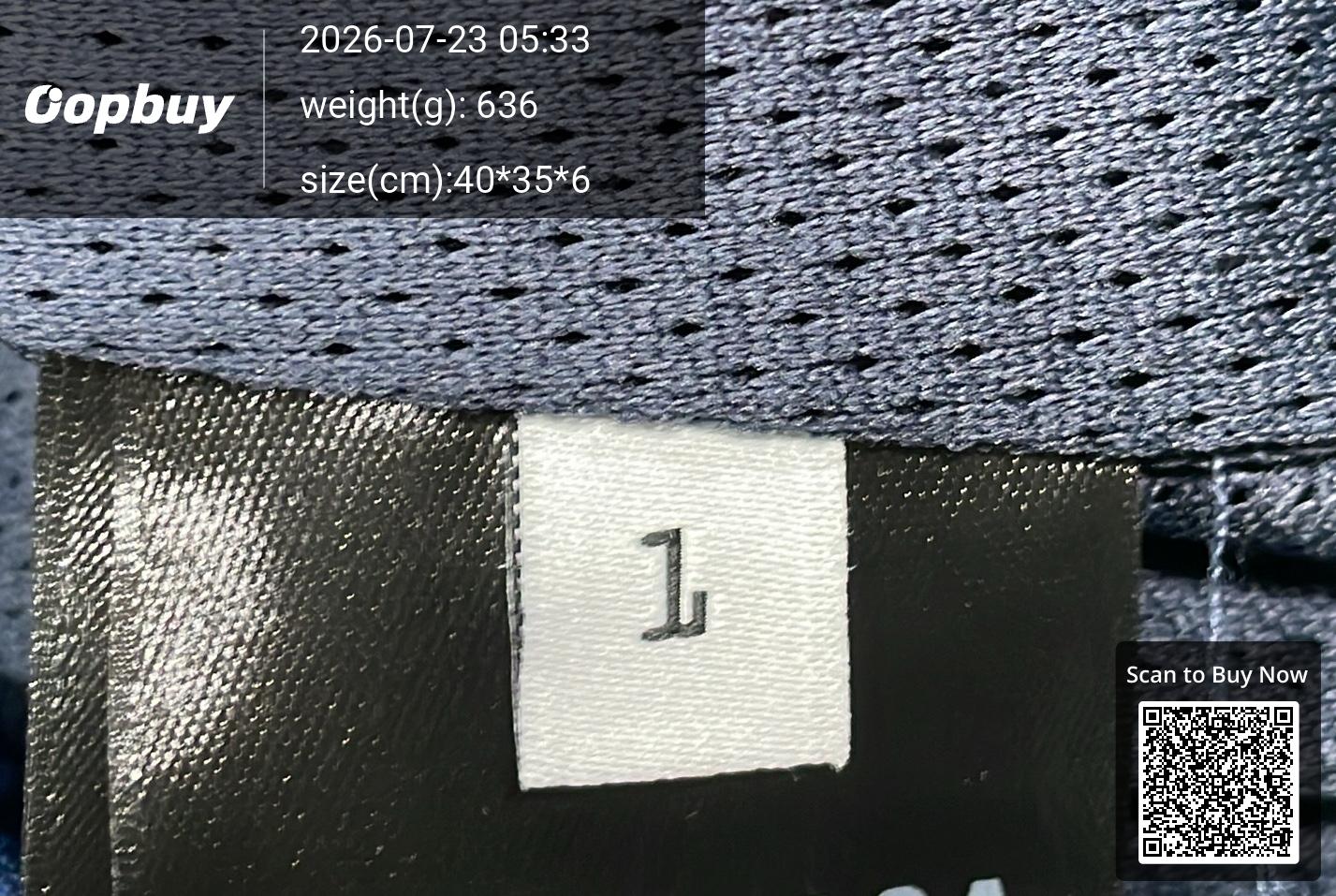 Foto QC 1 de Balenciaga Loop Sports Icon Sweatpants Fake Two-Piece Striped Black Blue