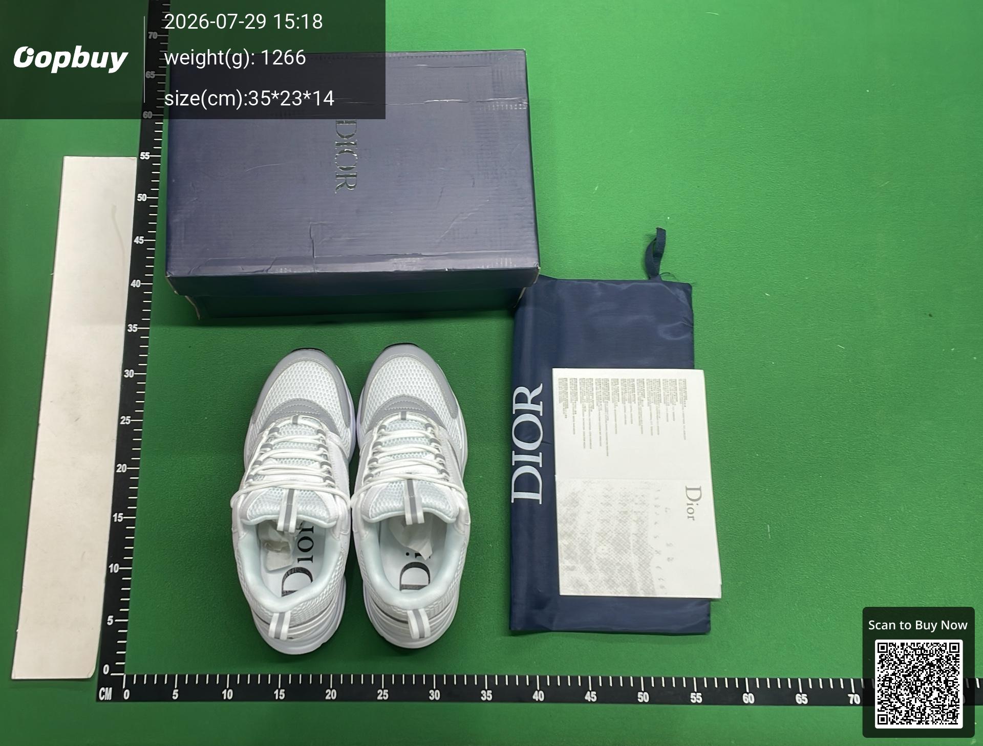 Foto QC 1 de Dior B22 Low-top Mesh and Calfskin Black Reflective