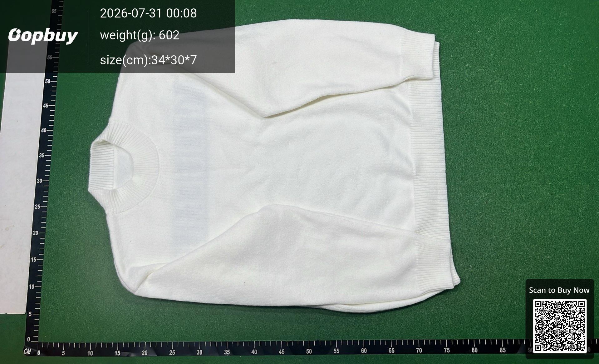 Foto QC 2 de Jacquemus Crewneck Sweater Logo White