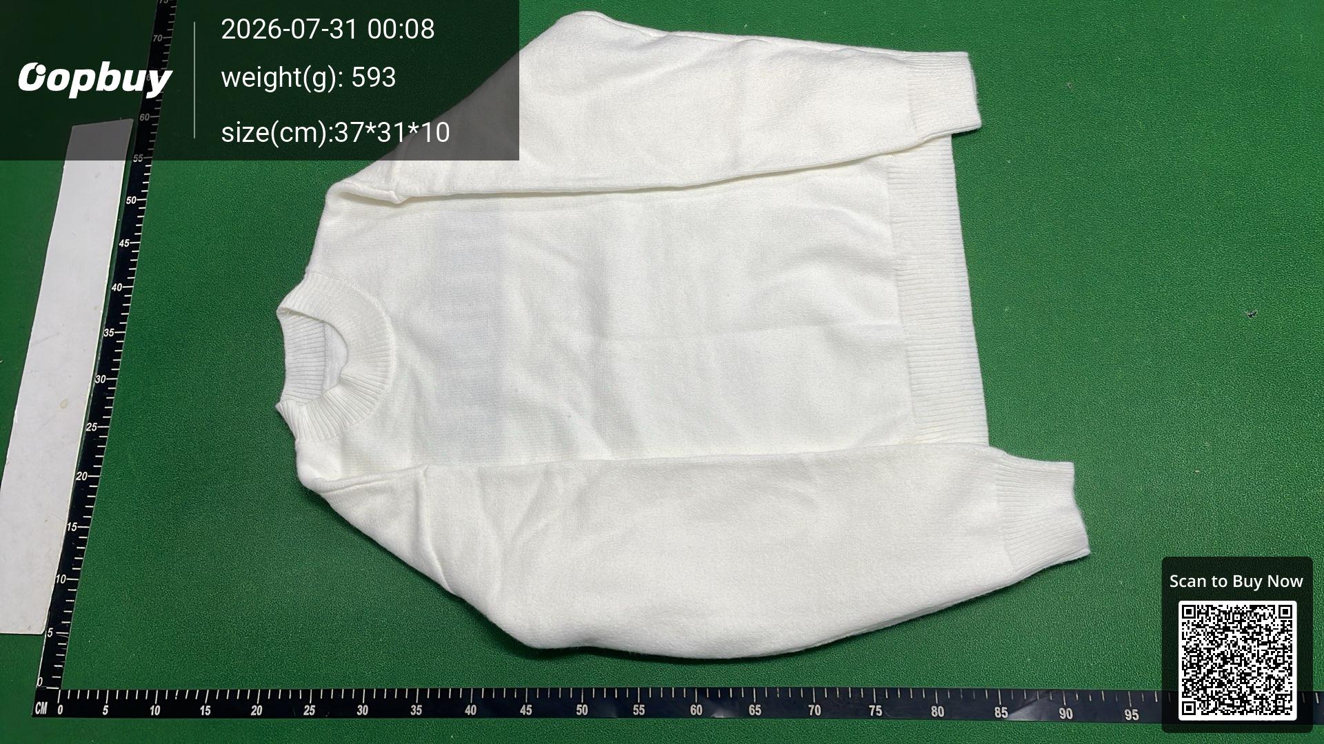 Foto QC 6 de Jacquemus Crewneck Sweater Logo White
