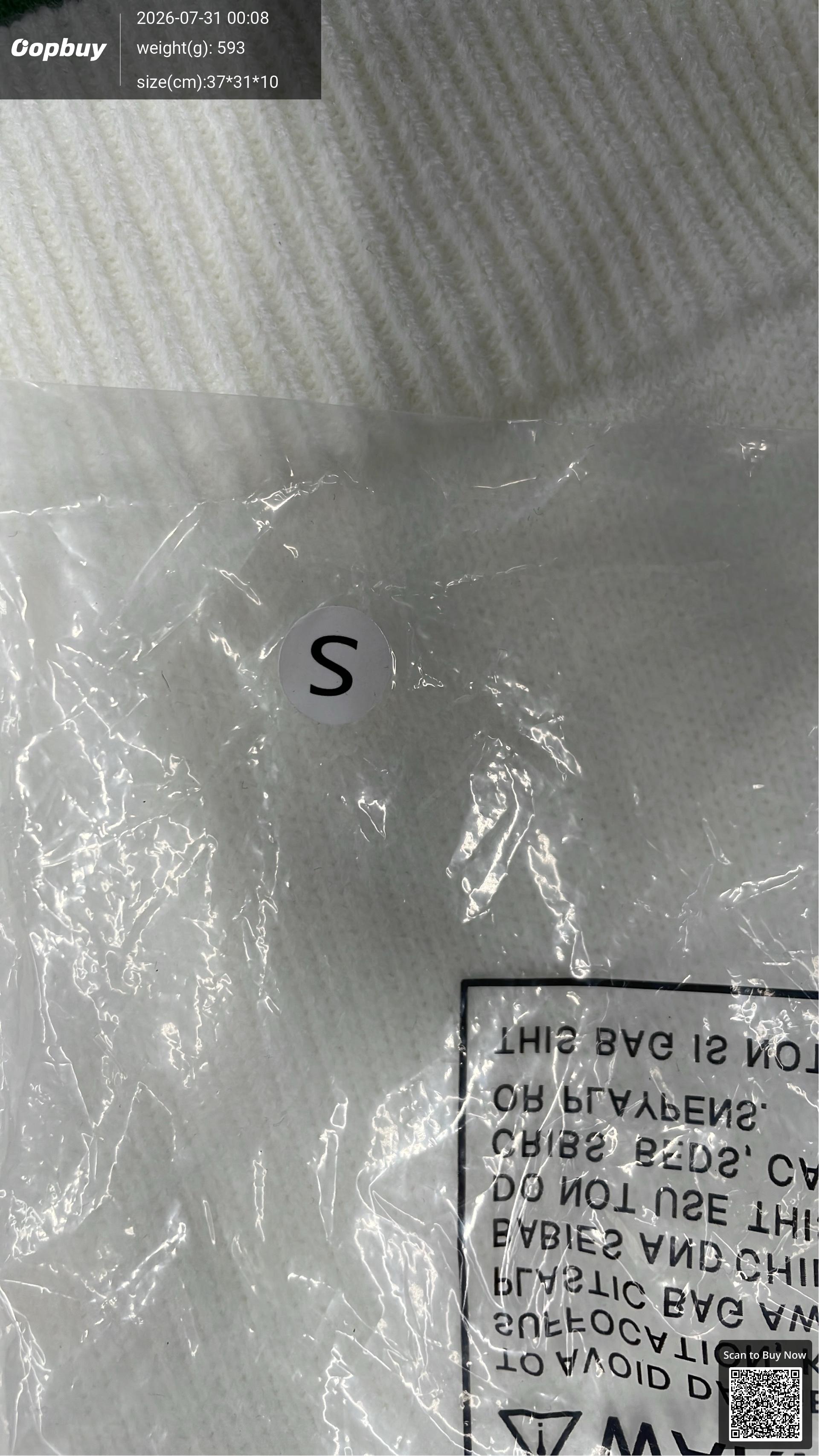 Foto QC 5 de Jacquemus Crewneck Sweater Logo White